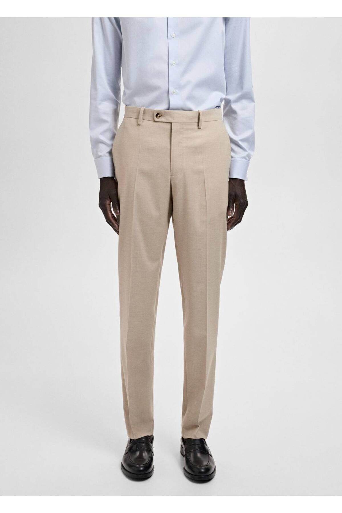 Milan slim fit kumaş pantolon