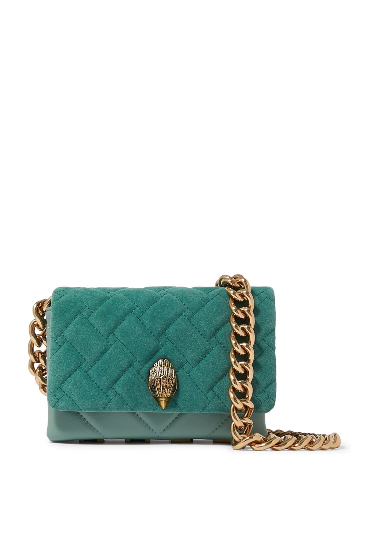 Kurt Geiger Mini Kensington Deri Omuz Çantası 20x14x6 cm Şık Günlük ve Gece Çantası
