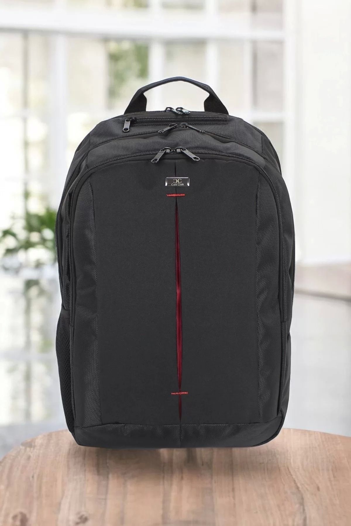 KÖMEN Siyah Basic 17,3 inç Unisex Laptop Sırt Çantası