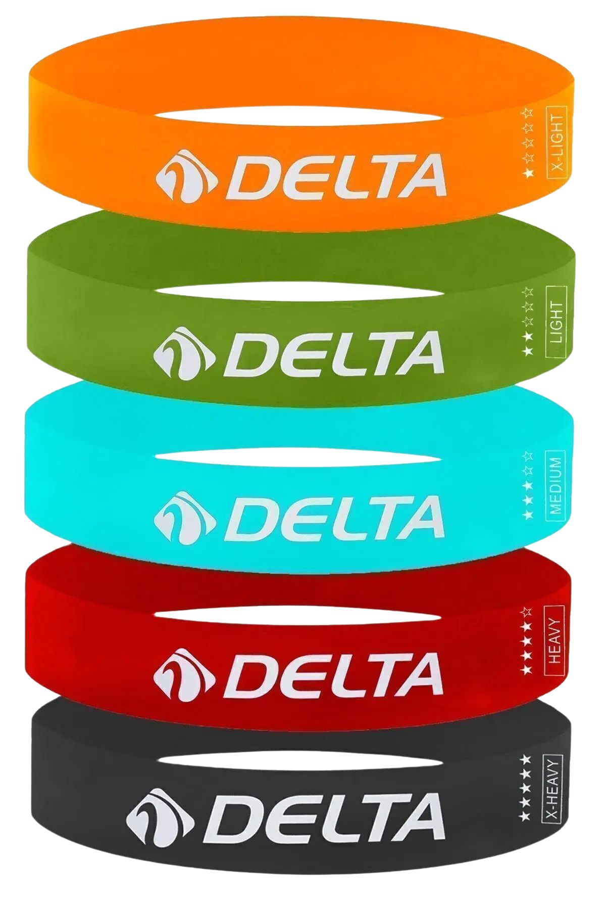 Delta AEROBİK BANDI 5'Lİ SET