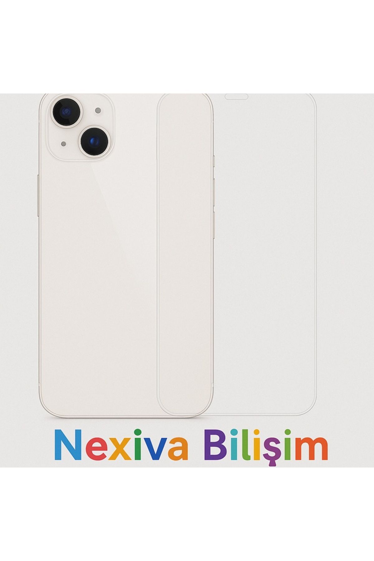 nexiva NEXİVA iphone 13 şeffaf kırılmaz ekran koruyucu