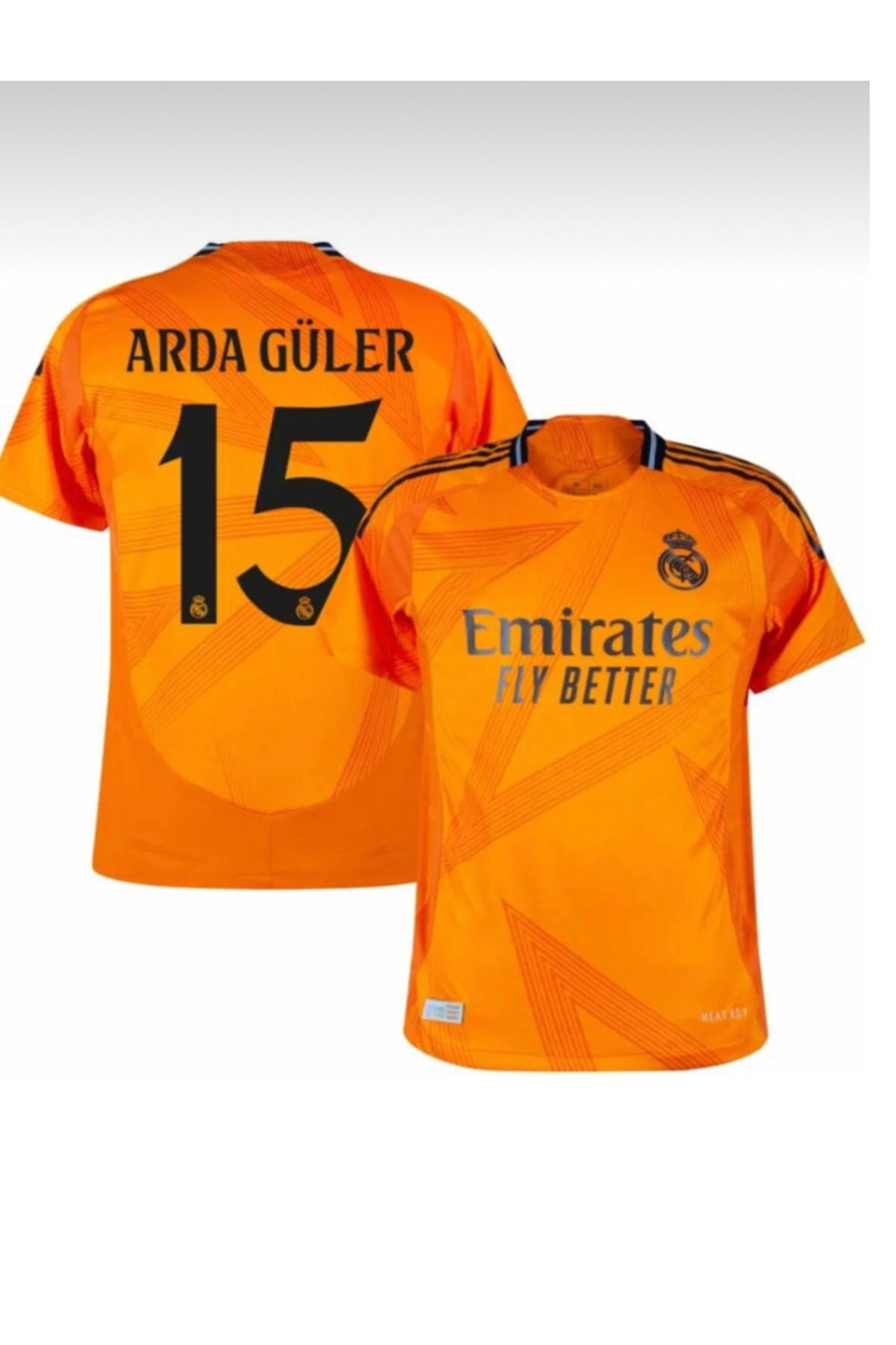 Mzone real madrid arda guler turuncu deplasman yetişkin forması