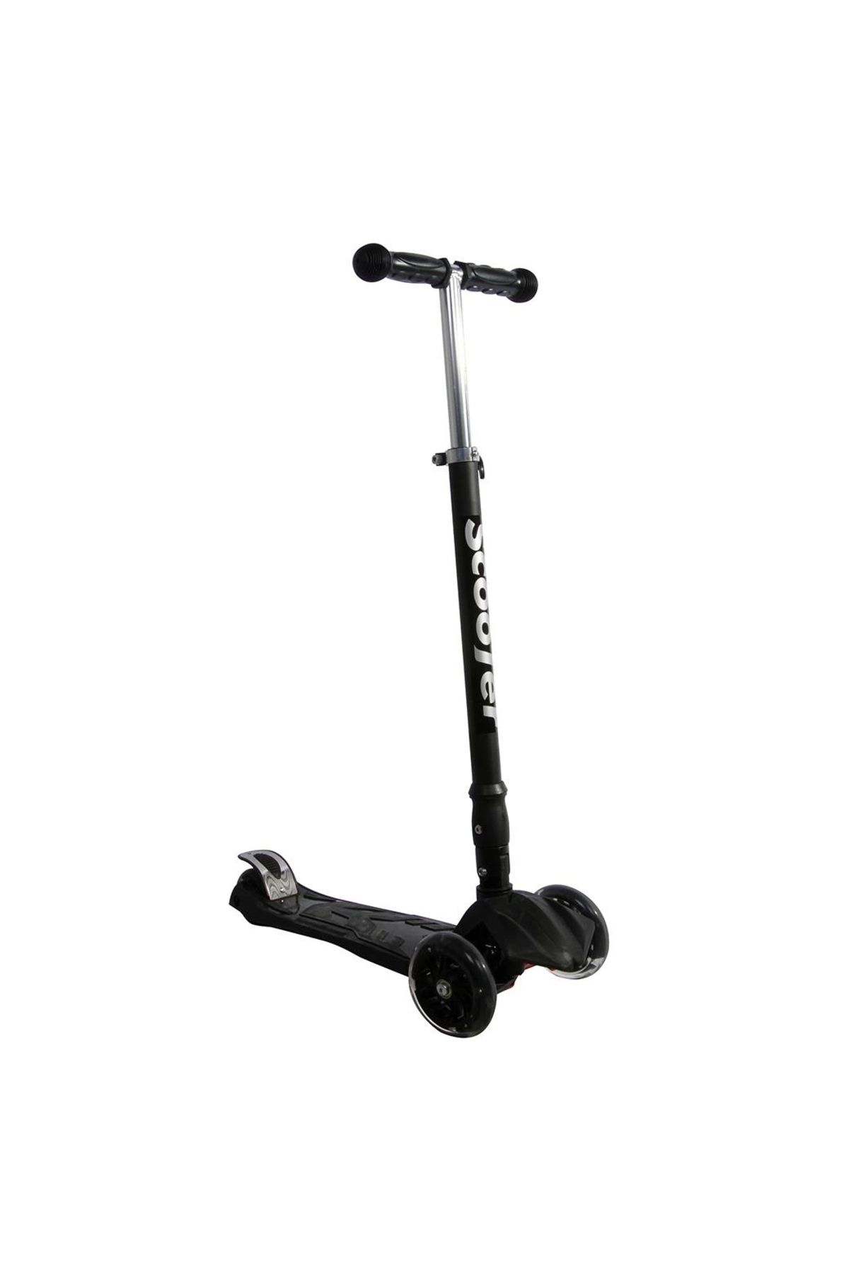 ShopNova Xslide Işıklı Tekerlekli Scooter-SİYAH