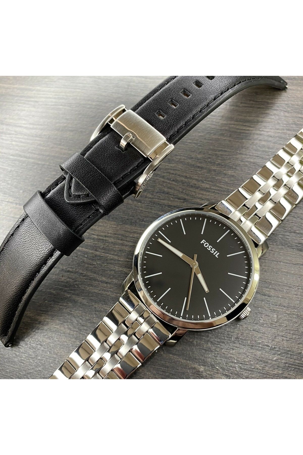 Fossil-Men's Watch, Fossil, Luther BQ2466SET, Set with Additional Bracelet 2
