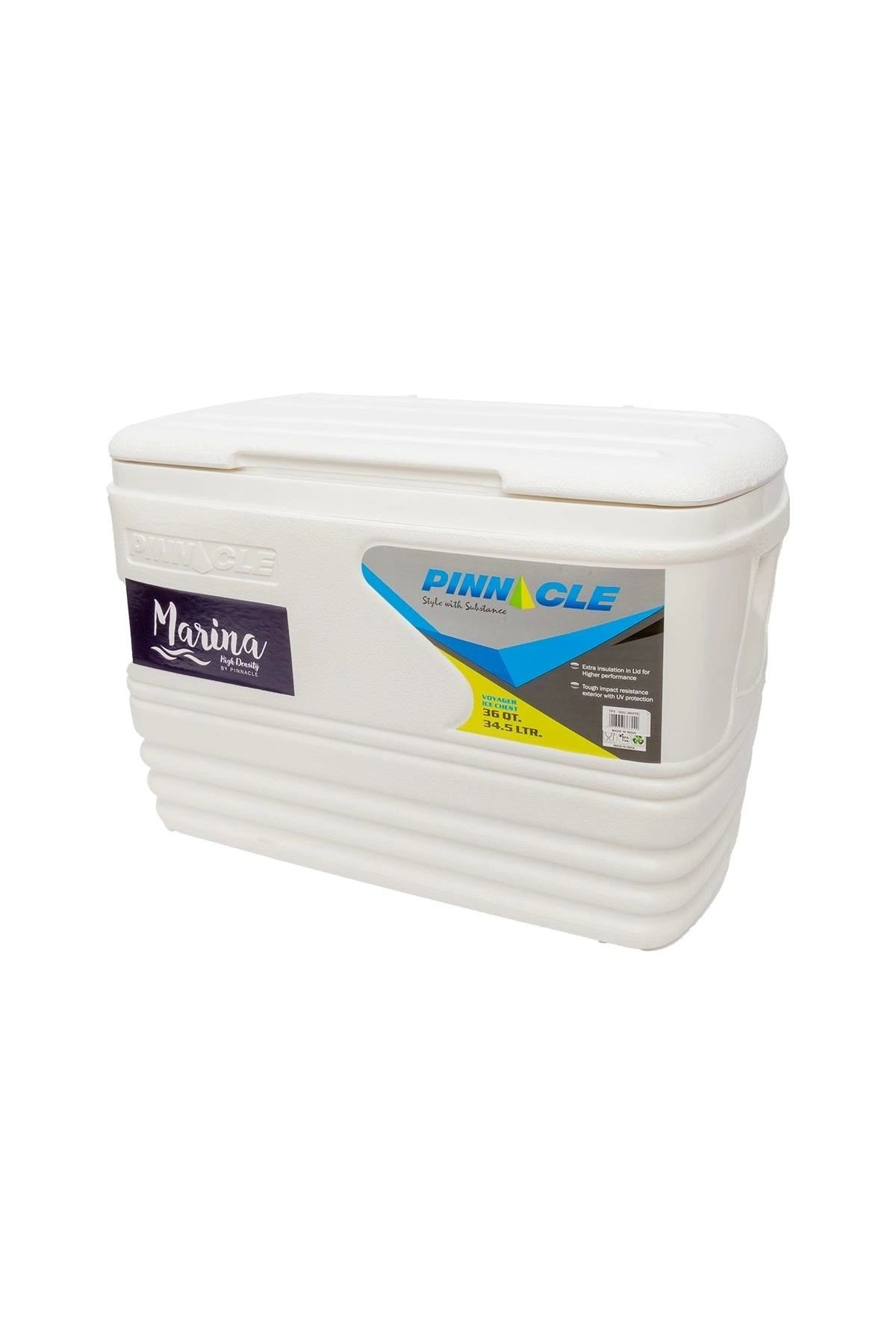 ShopNova Pinnacle Voyager Marine Buzluk 34.5 Litre-BEYAZ