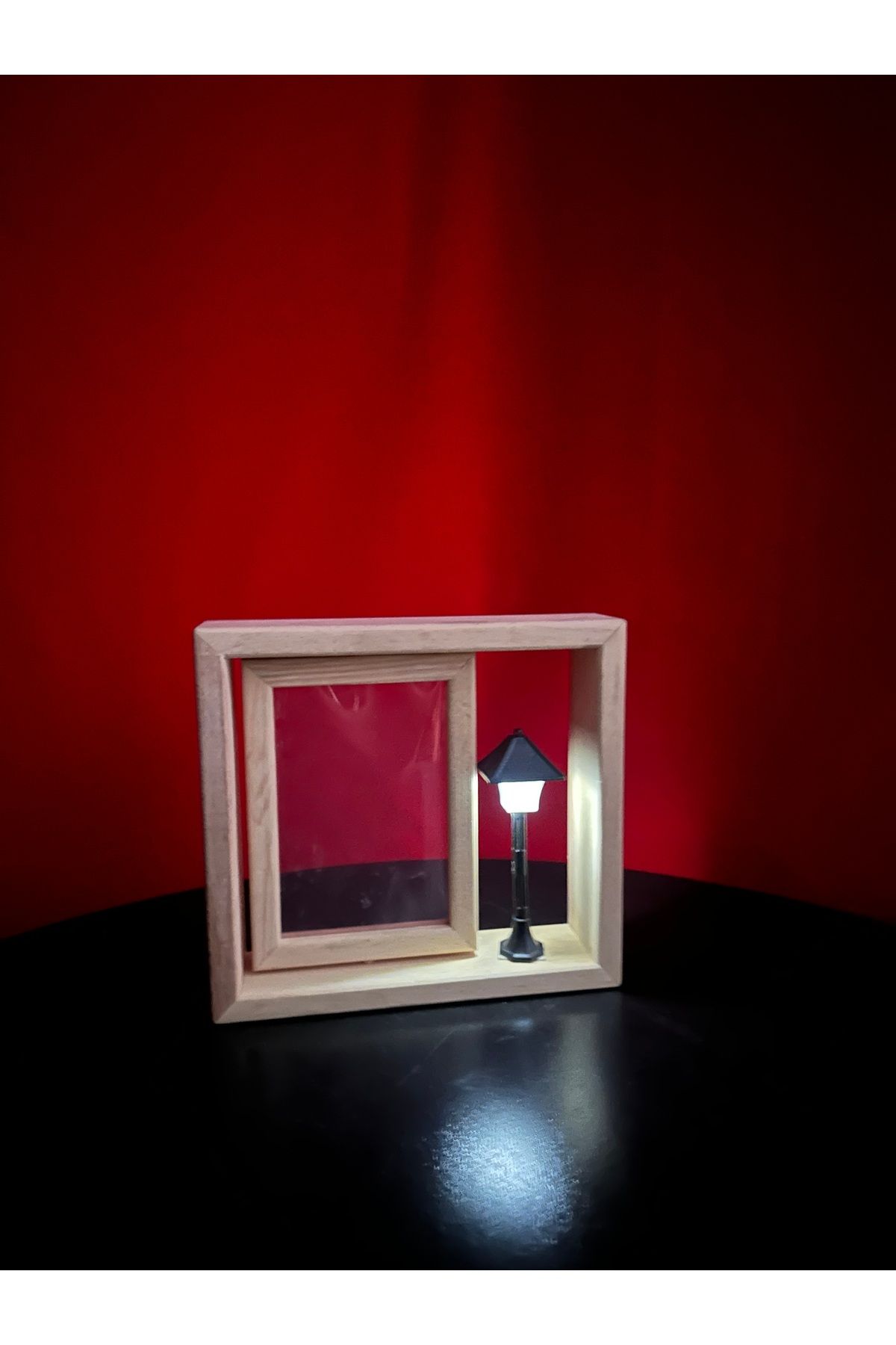 ZRV Design Işıklı Ahşap Çerçeve