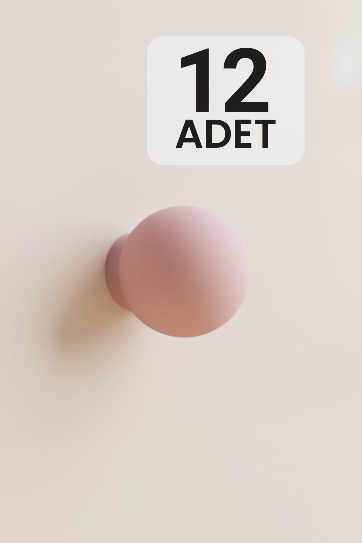 wooden lane studio 12 Adet Taş Yuvarlak Küre Mobilya Kulpu – Mutfak, Çekmece, Dolap Kulbu / Ev Dekoru