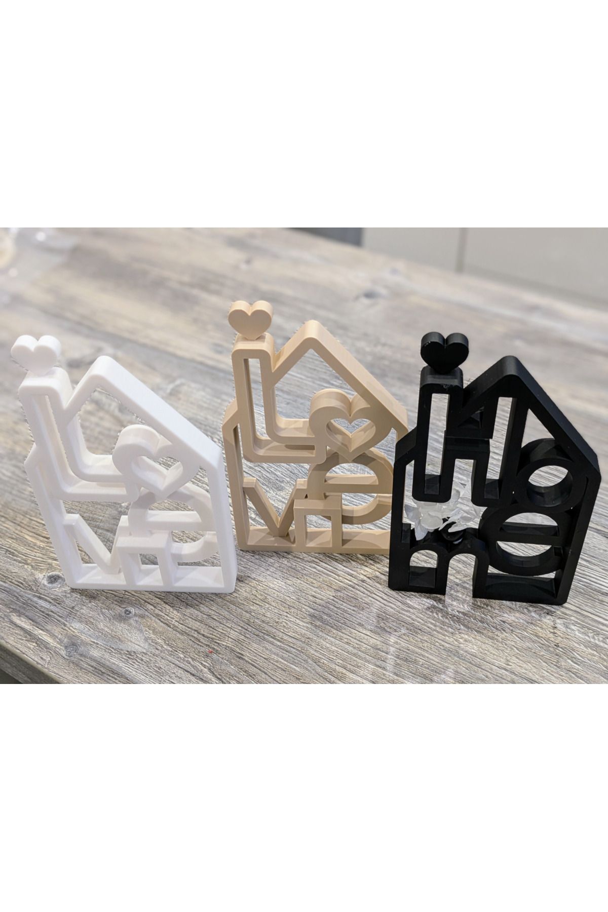 printastic 2'li Love & Home Dekor