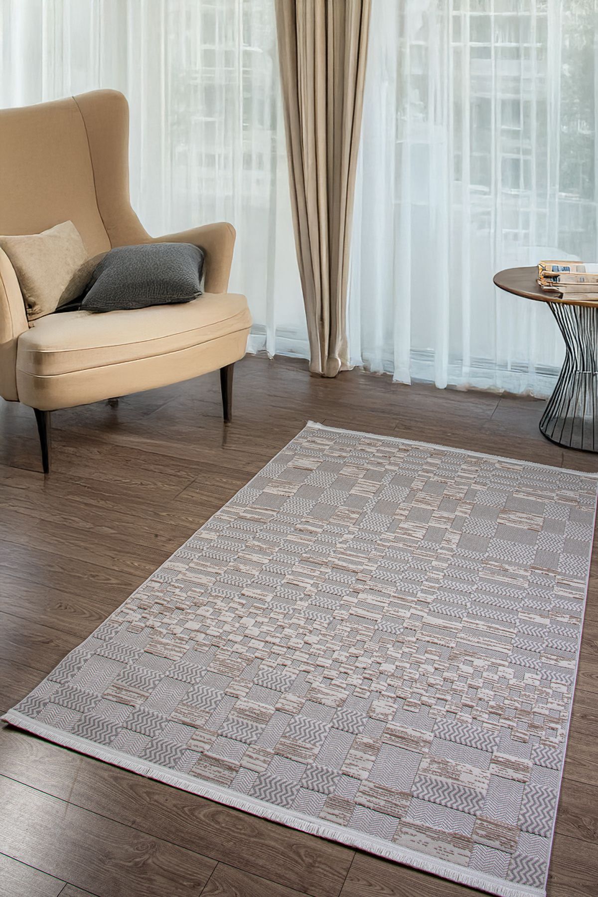 Misis Home Modern Desenli Sisal Dokuma İskandinav Tarzı ört Mevsim Kilim Oturma Odası Salon Koridor Mutfak