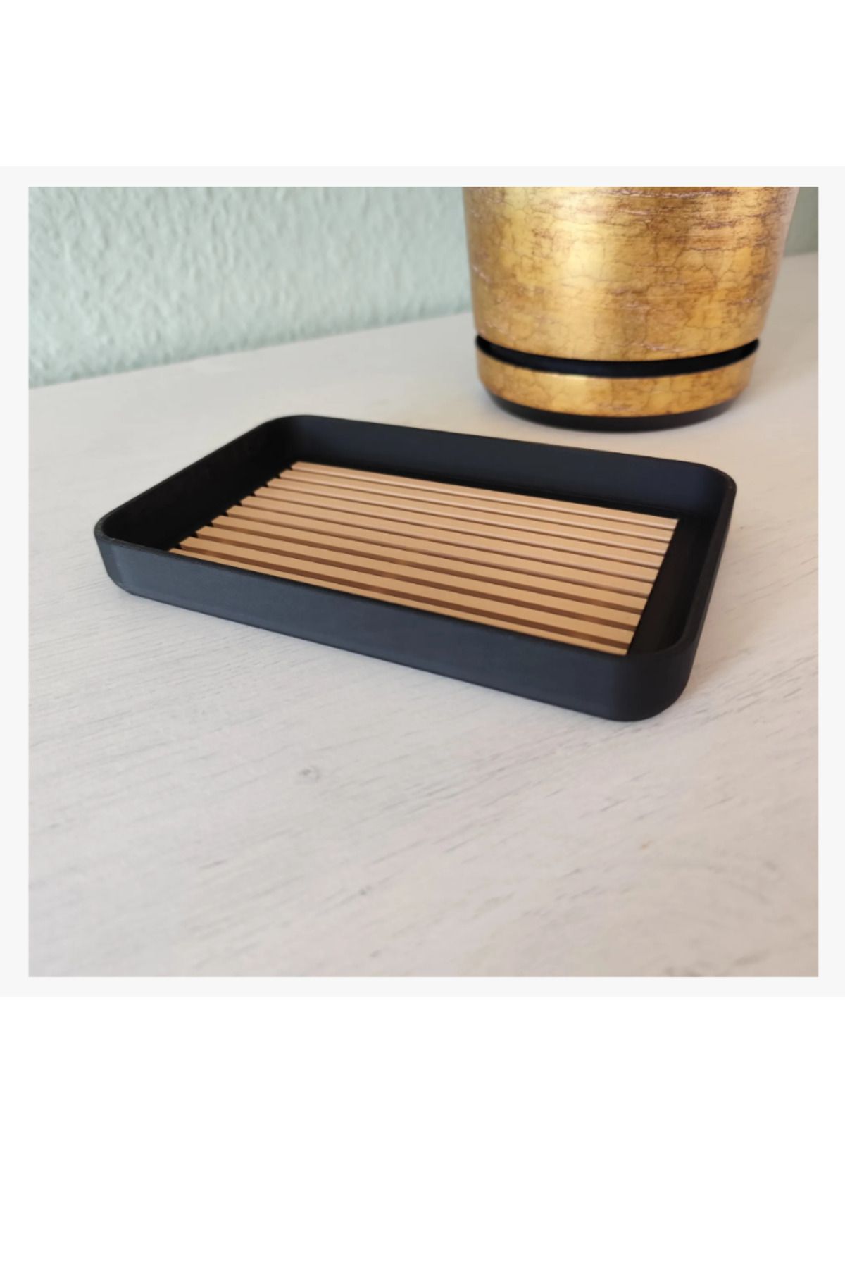 3DAKSESUAR Damlamalı Modern Sabunluk