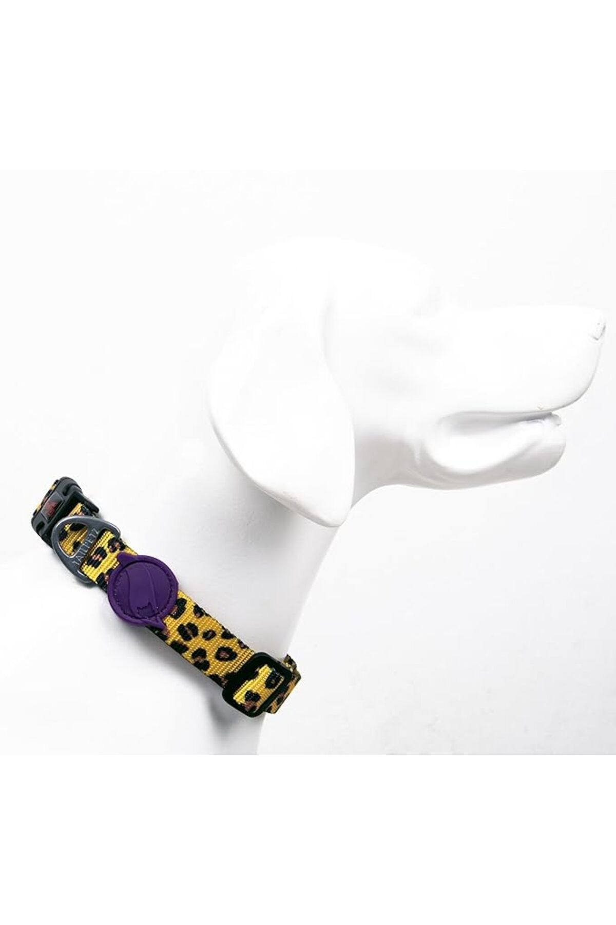 Orqinel Tailpetz Ayarlanabilir Dayanıklı ve Konforlu Desenli Köpek Boyun Tasması (MEDIUM, LEOPARD)