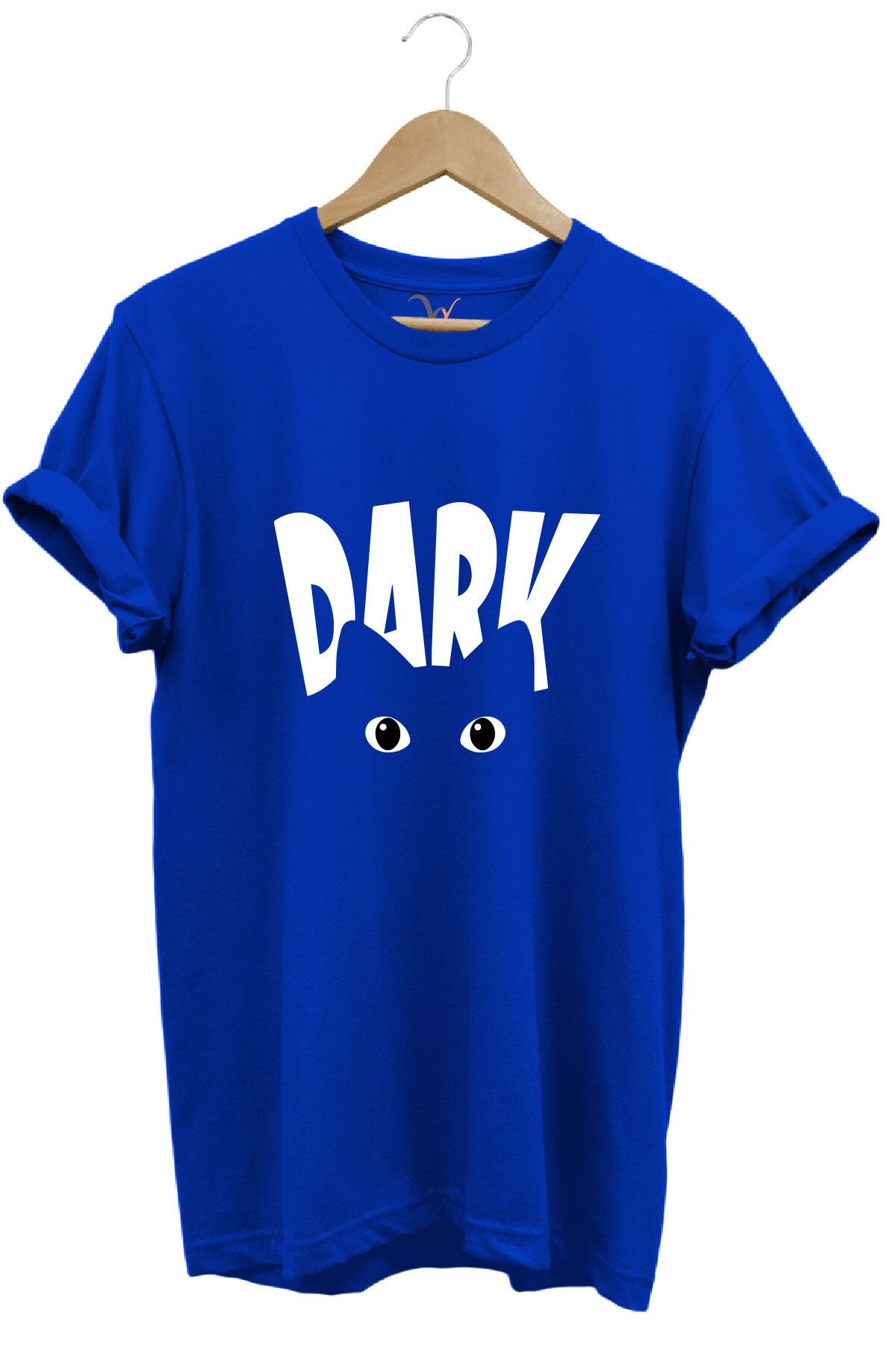 onsrawear Dark Temalı Kedi Unisex %100 Pamuk Basic T-shirt