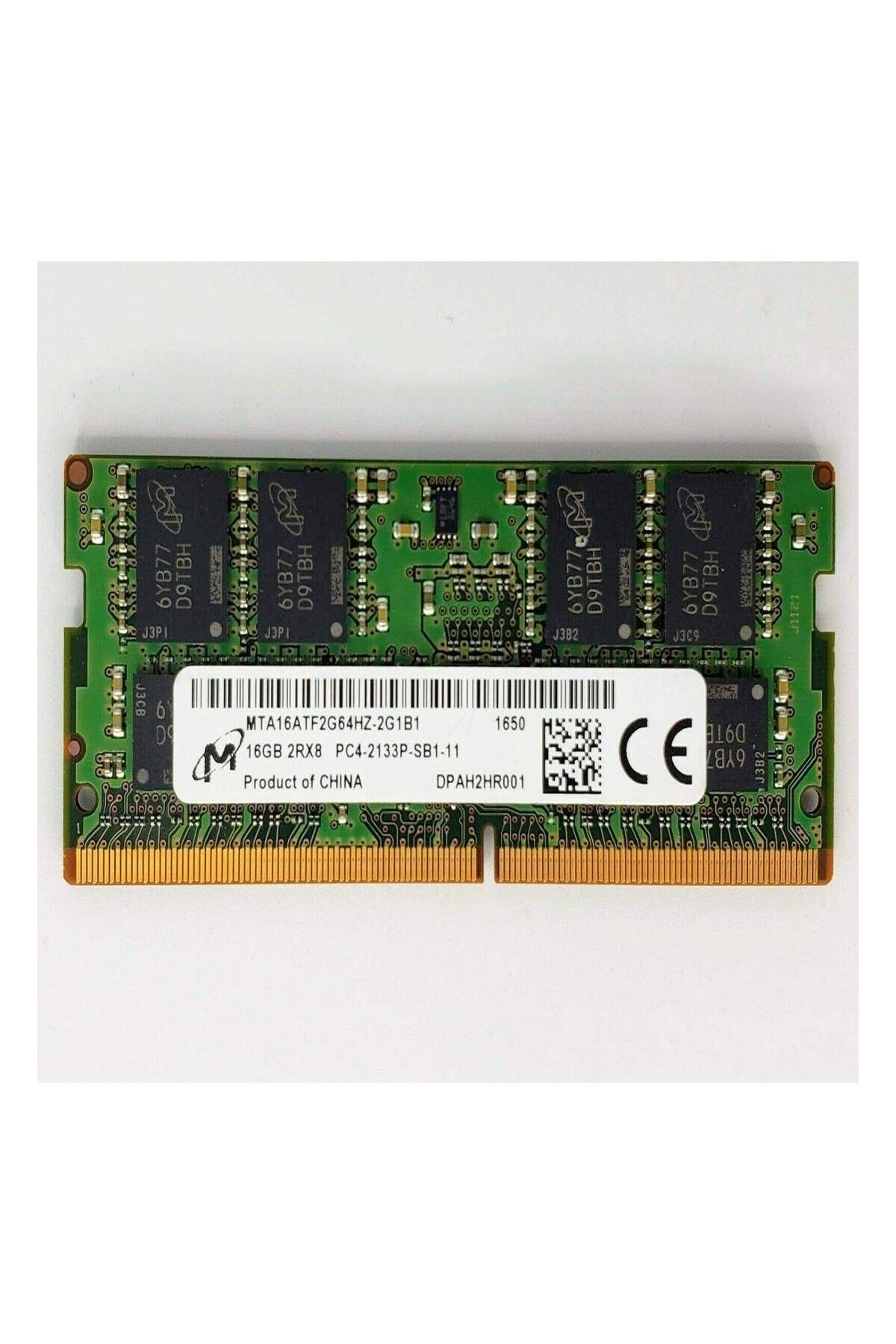 FMS MTA16ATF2G64HZ-2G1B1 ile Uyumlu Micron 16GB Pc4-17000 Ddr4-2133mhz So-Dimm Bellek