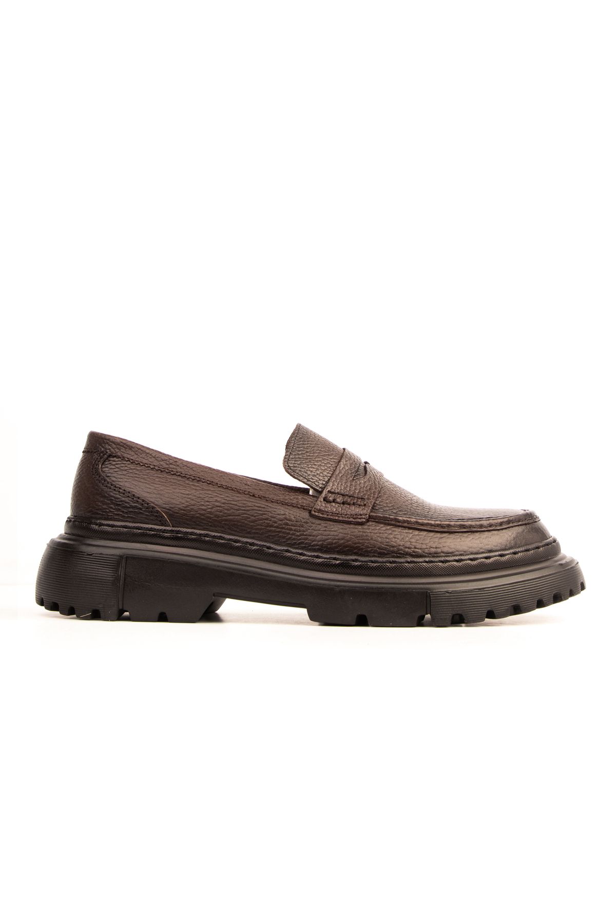 Gacco Shoes Erkek Hakiki Deri Kalın Taban Loafer Ayakkabı - Rahat ve Trend