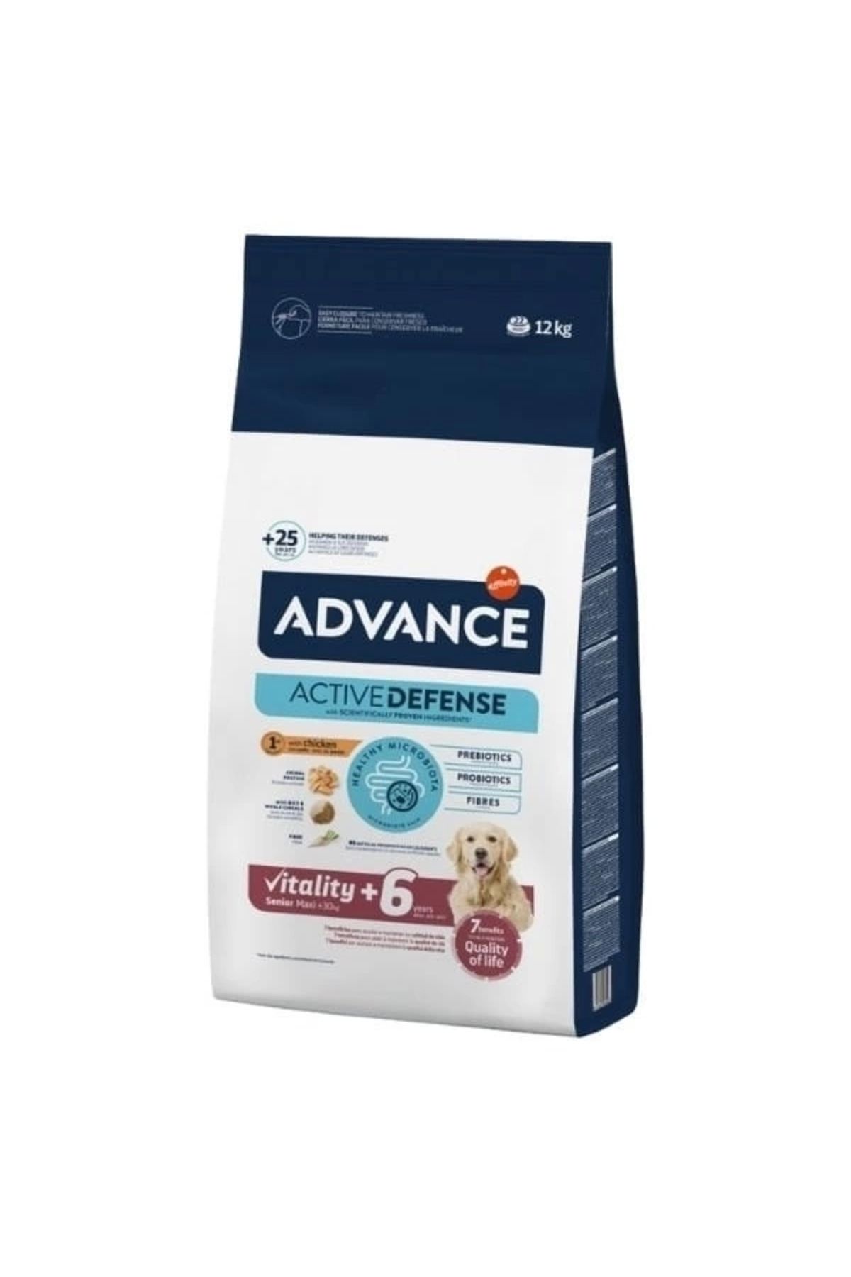ShopNova Advance Senior Maxi Tavuklu Büyük Irk Yaşlı Köpek Maması 12 Kg
