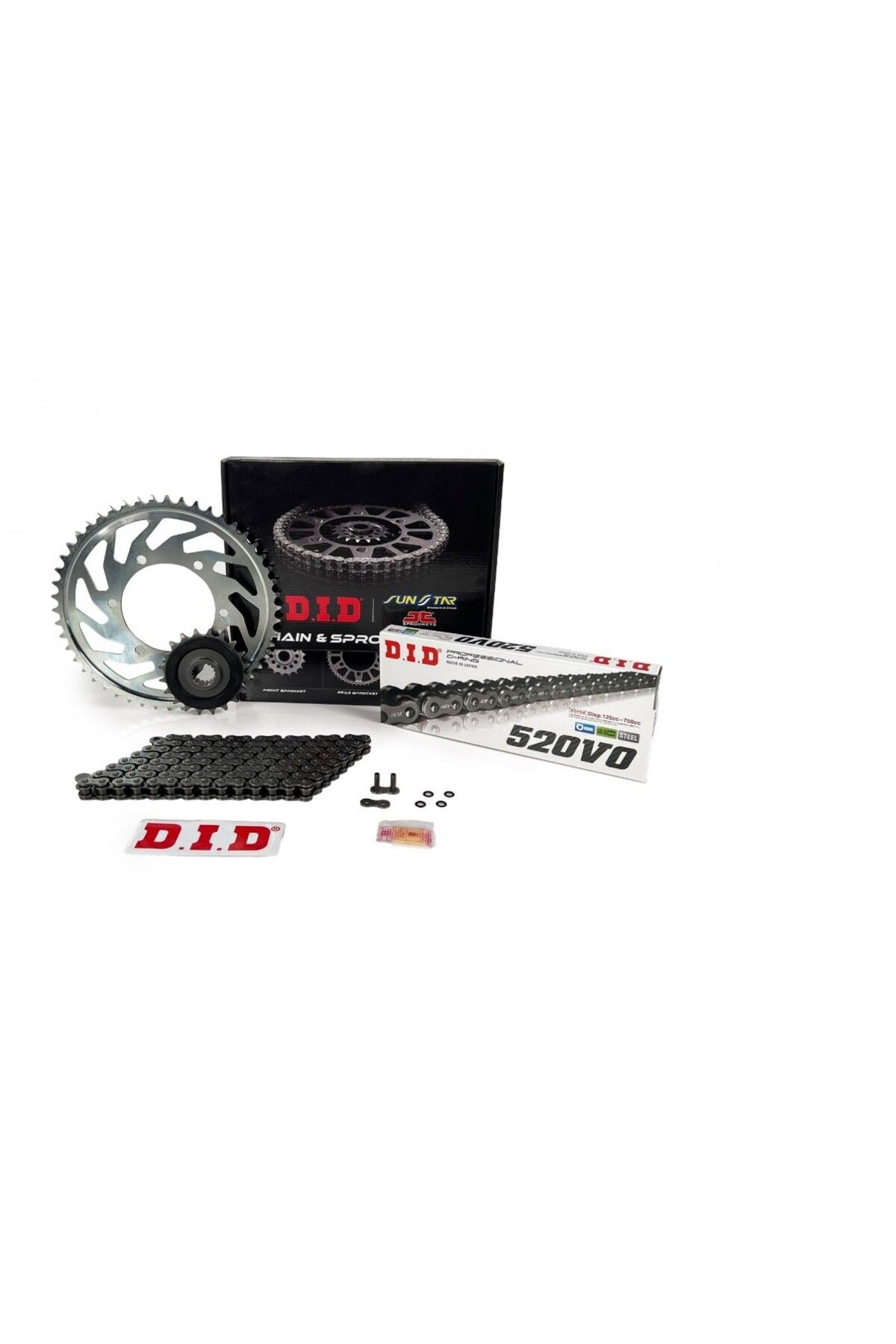 D.I.D Dıd Jt Gold Zincir Dişli Seti Bajaj Domınar Ug 400 2017-2023 520v0-100ft Zj / 120l Jtf1908-15t Jtr89