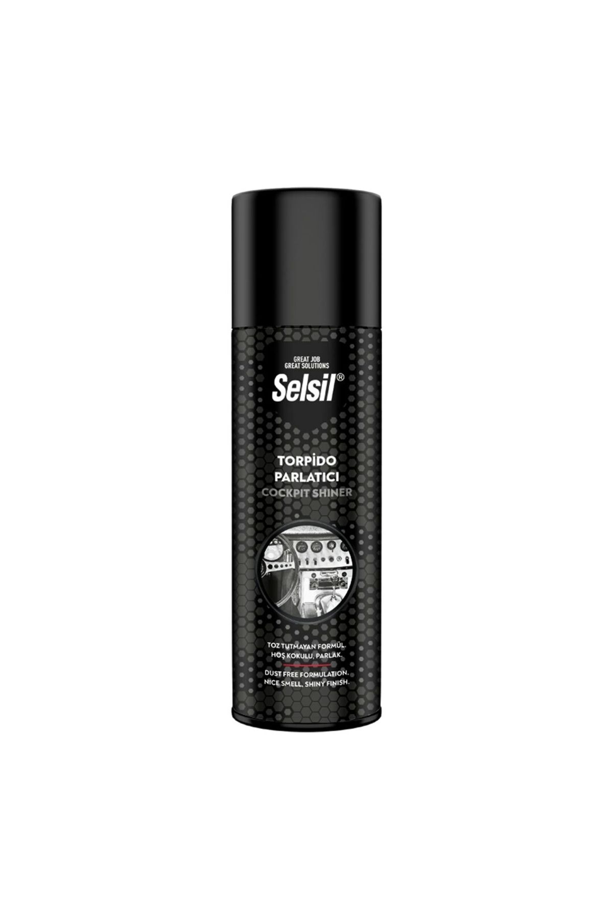 İnnMerry SELSİL OTO - ARAÇ TORPİDO PARLATICI SPREY 200ML HOŞ KOKULU - PARLAK - TOZ TUTMAYAN FORMÜL (5047)
