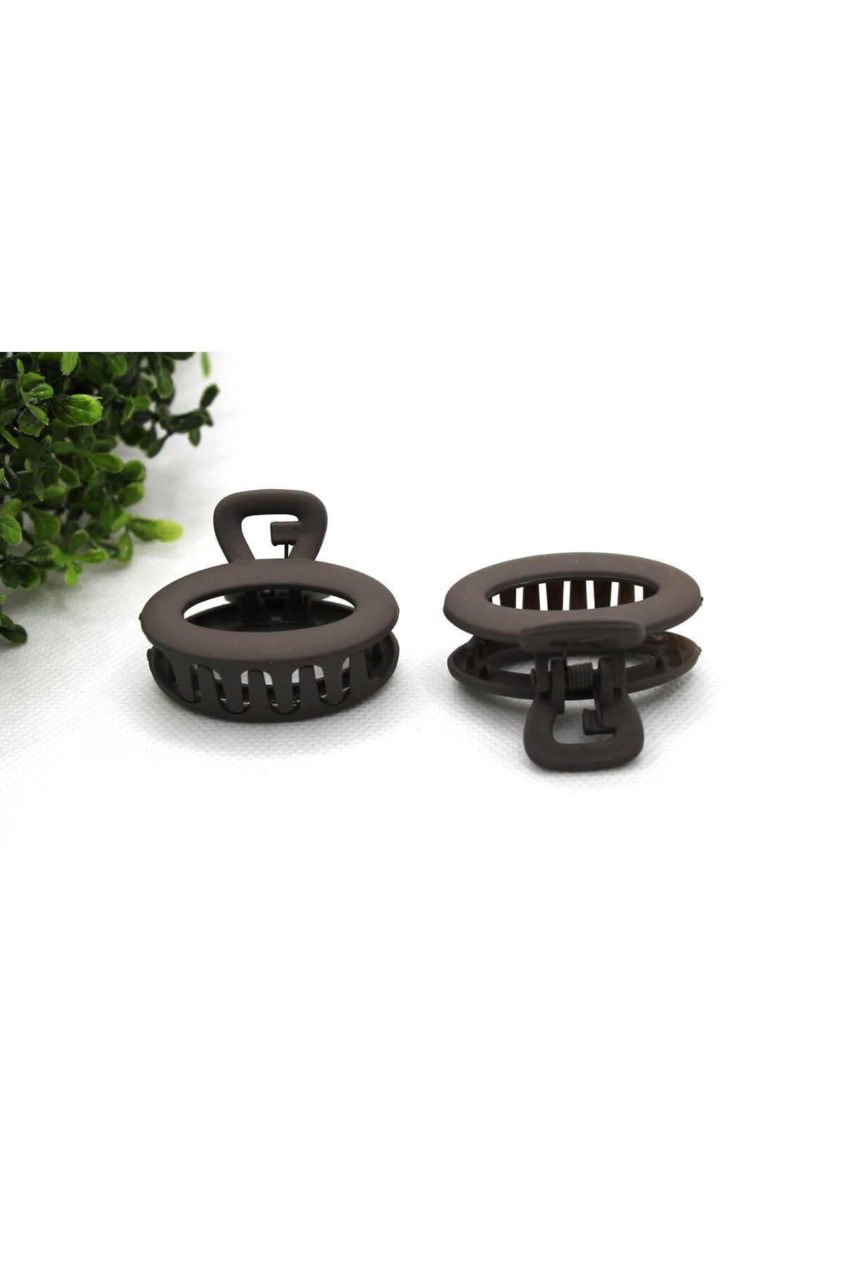 Tezcan Aksesuar 4 CM Oval Renkli Mandal Toka (2'li Paket)