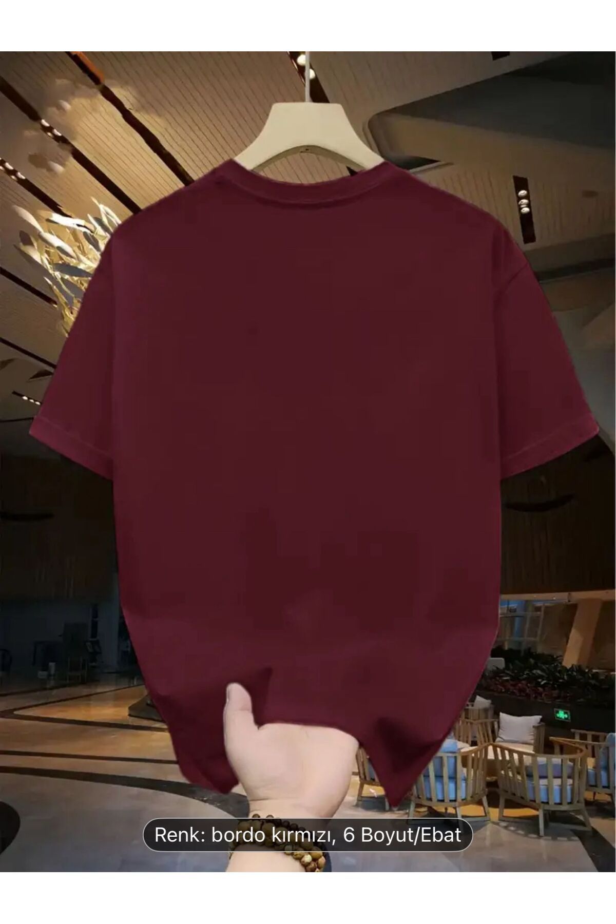 ELZE MODA Erkek Basic Super Pamuklu Oversize Tişört