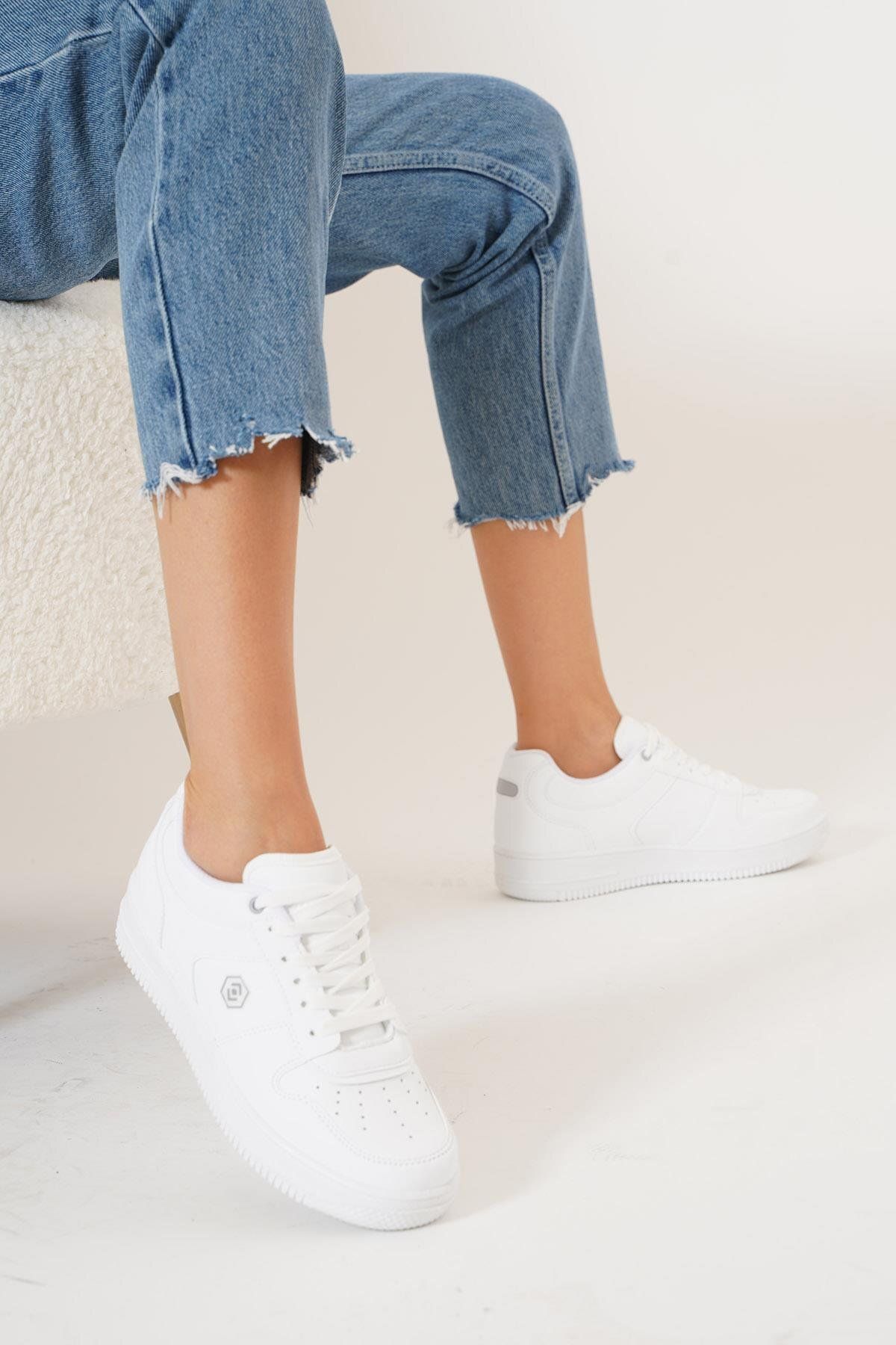 Elit 321 Beyaz Günlük Kadın Sneaker