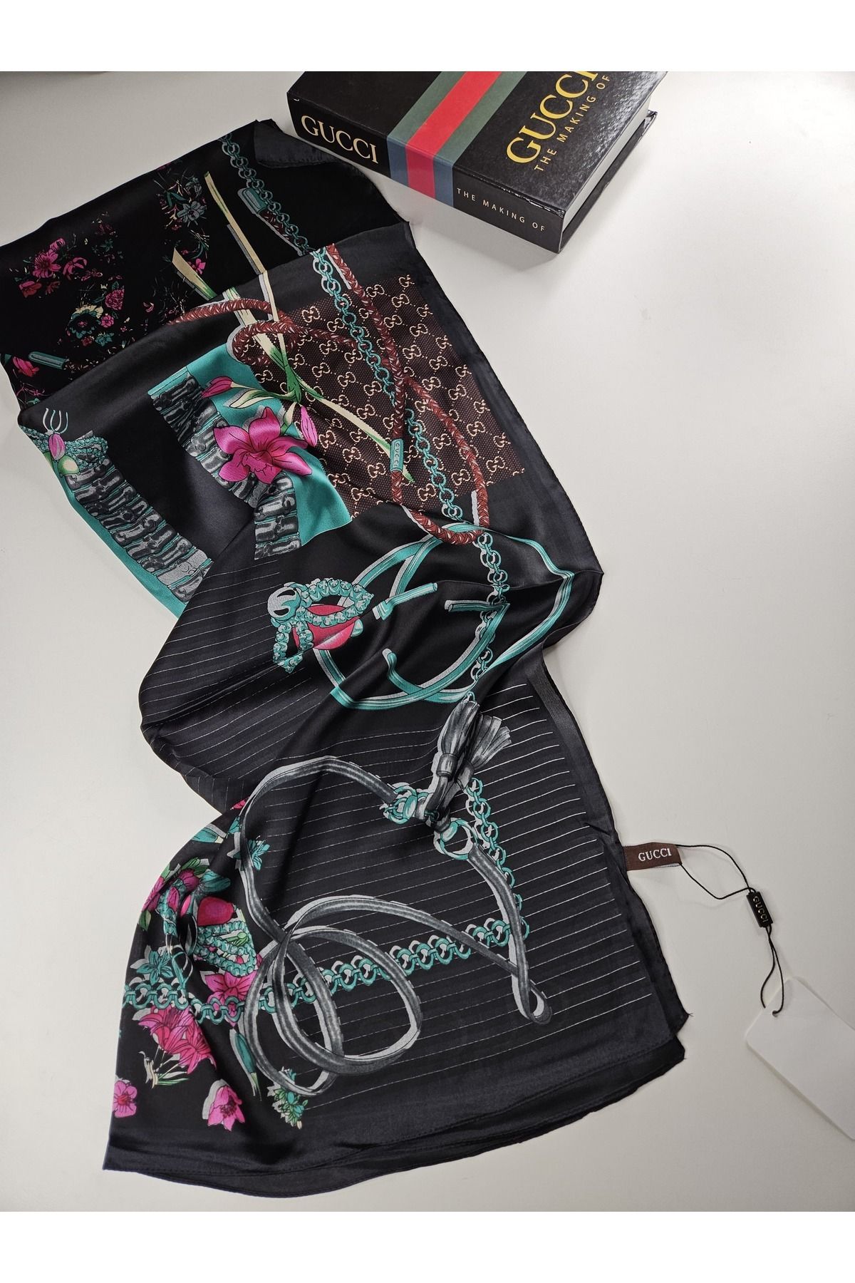 Webinay Home Özel Seri G Desen Vual İpel Şal Yeni Sezon Şal Scarf