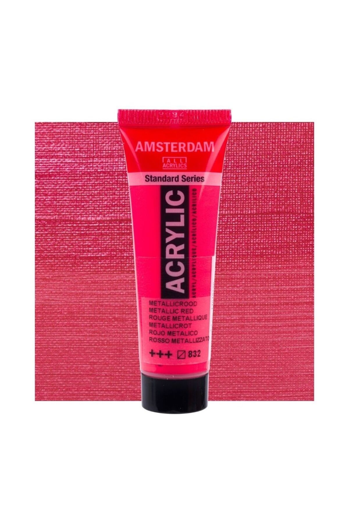 Amsterdam Akrilik Boya 120ml Yeni Renkler 832 Metallic Red