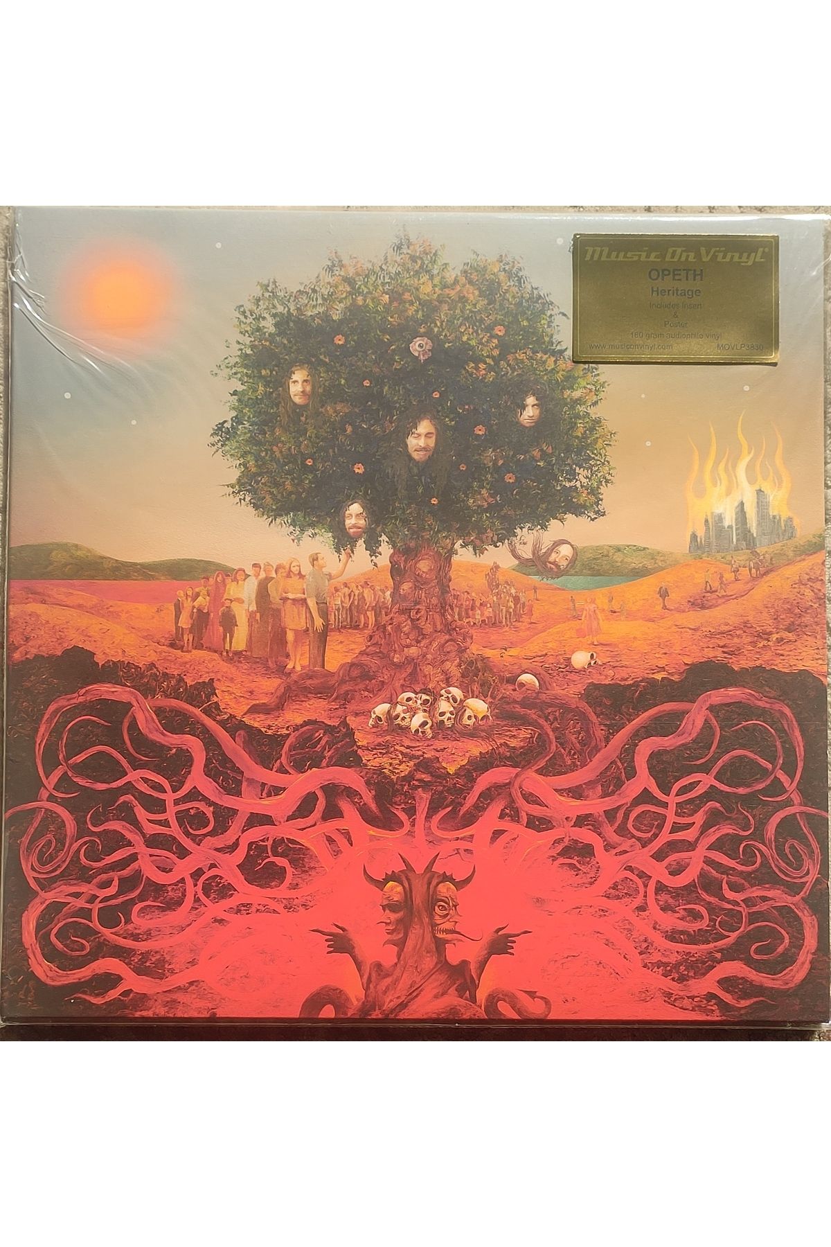 MUSIC ON VINYL Opeth - Heritage Plak ( 2 LP & Poster & Insert)