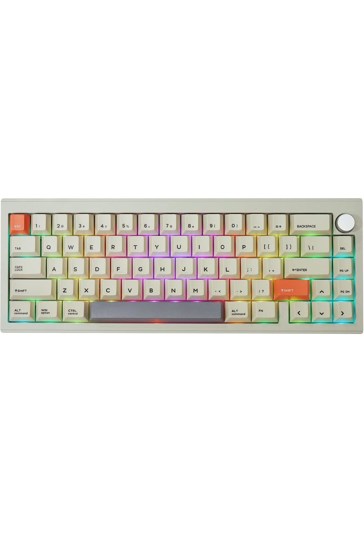 GÜMRÜK BEY V65 V2 Kablosuz/Kablolu Mekanik Klavye VIA Programlanabilir Yazılım LED Alüminyum CNC Gövde, Win/Mac