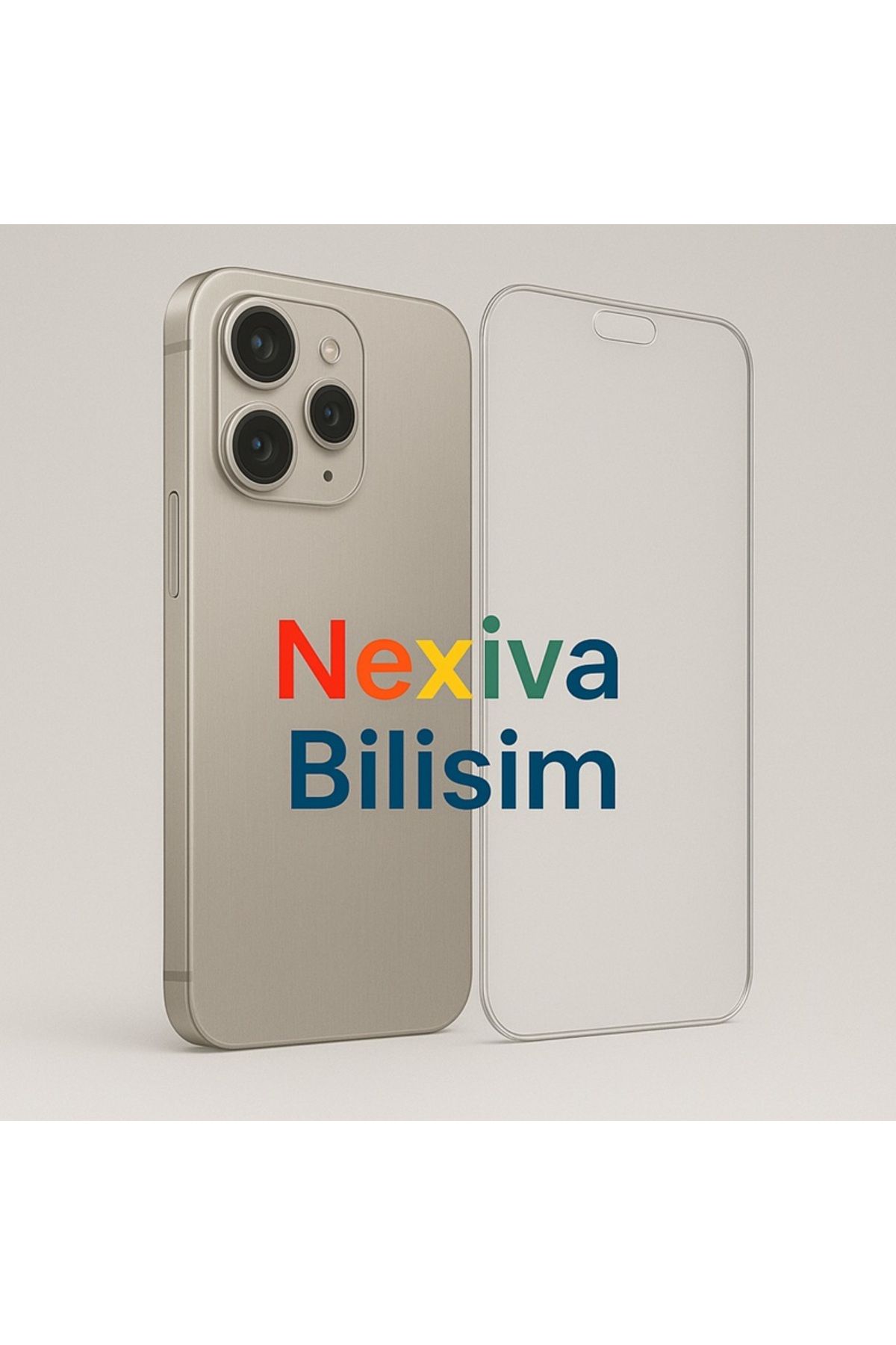 nexiva İphone 15 Pro şeffaf Ekran Koruyucu