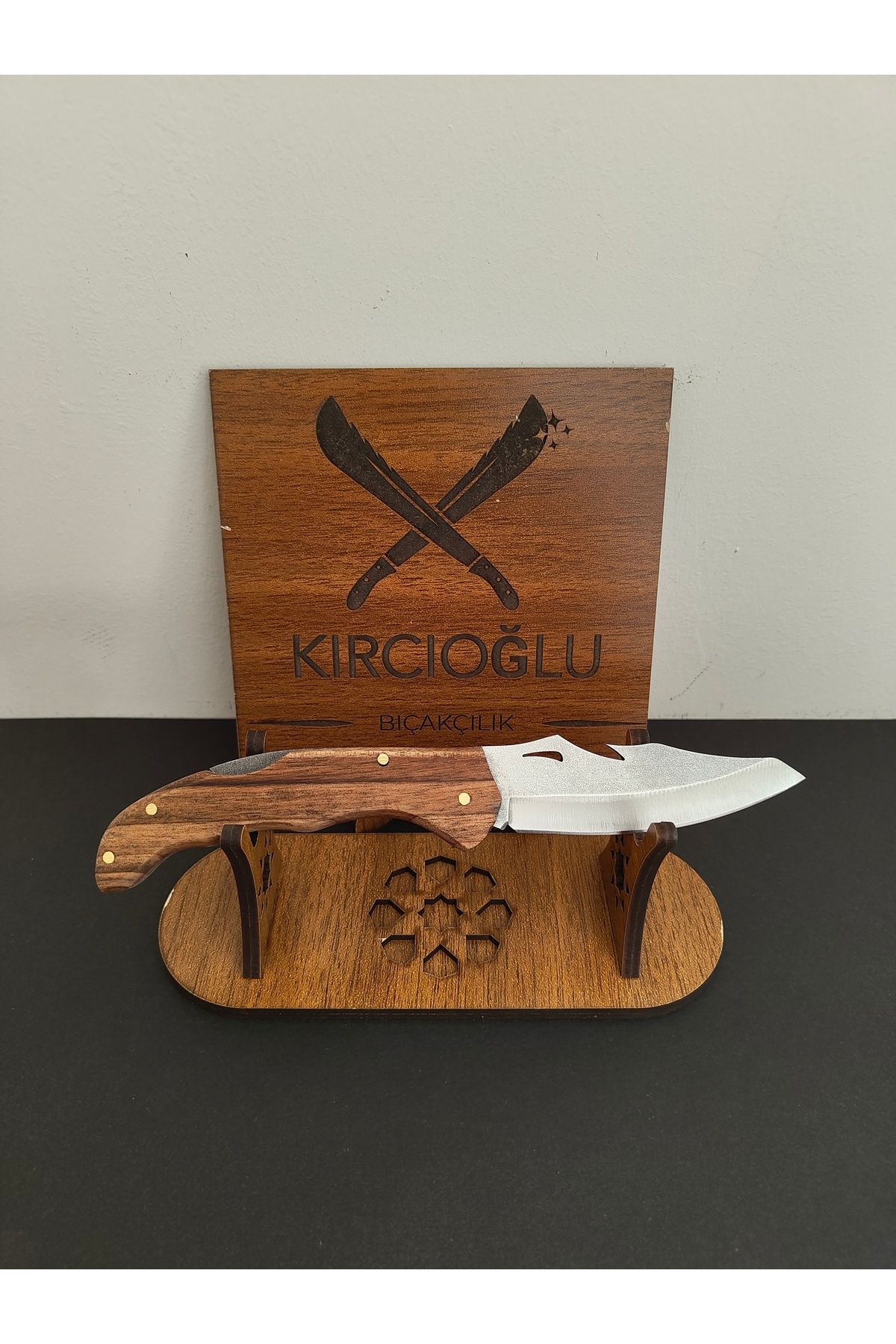 Krc Knife Ahşap Kabze Çakı