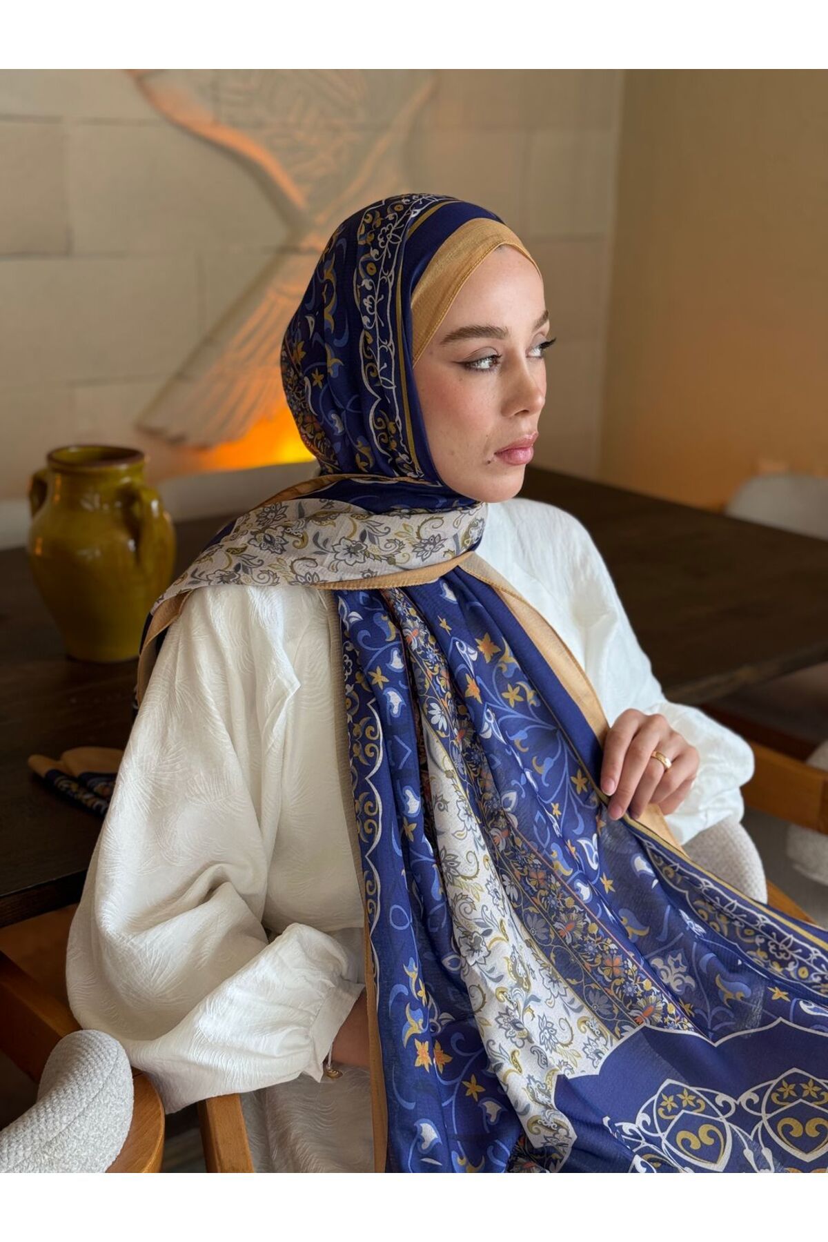 Modakaşmir Pıtrak Desen Lina Şal