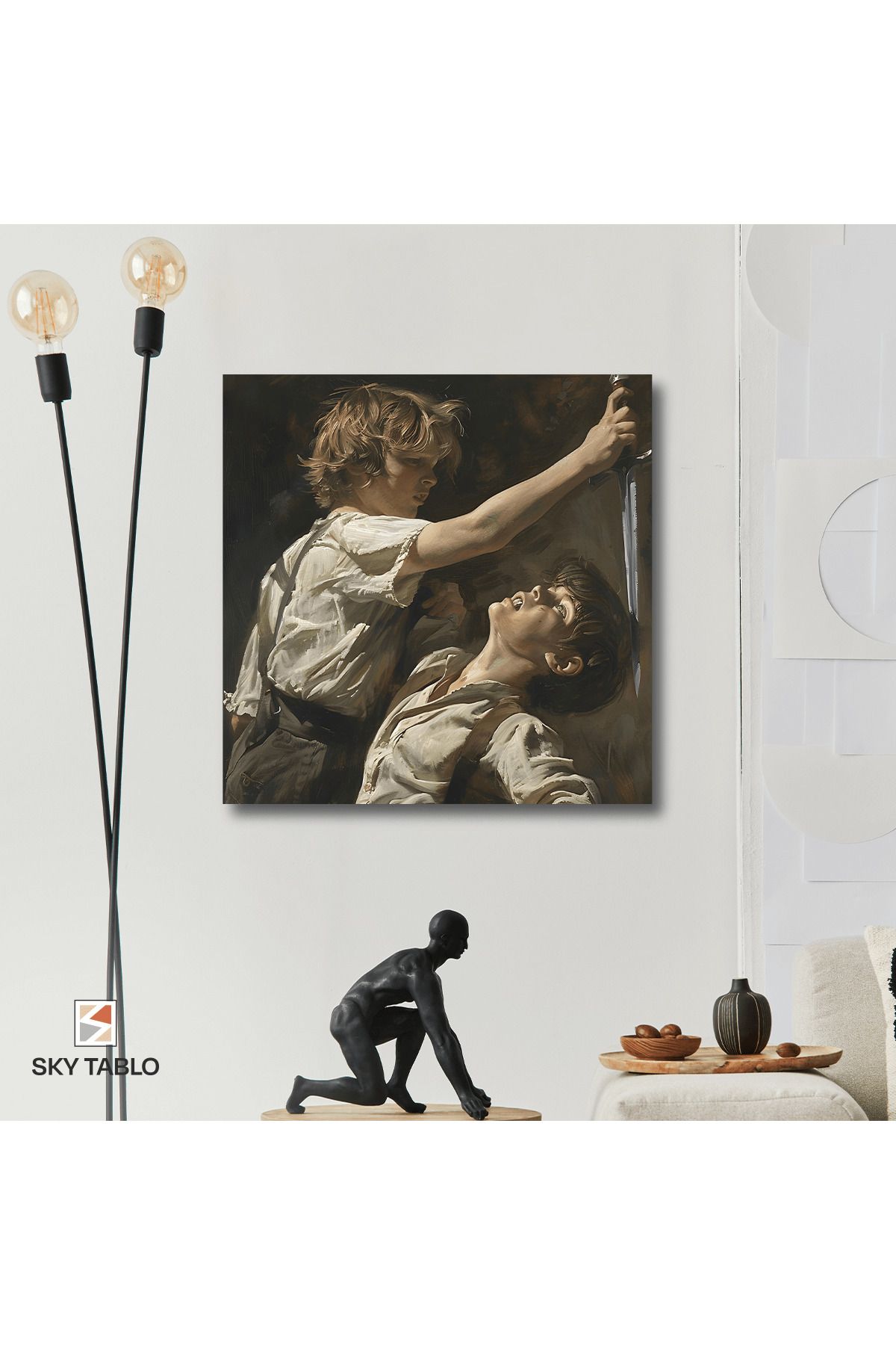 Home Bıçağın Ucunda Kanvas Tablo
