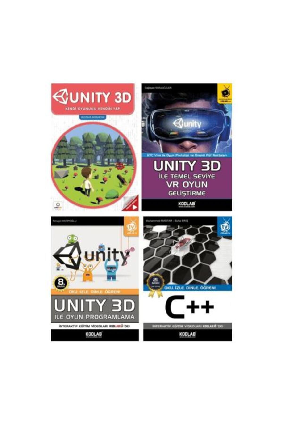 Kodlab Yayın Dağıtım Unity 3D Eğitim Seti (4 Kitap Takım)