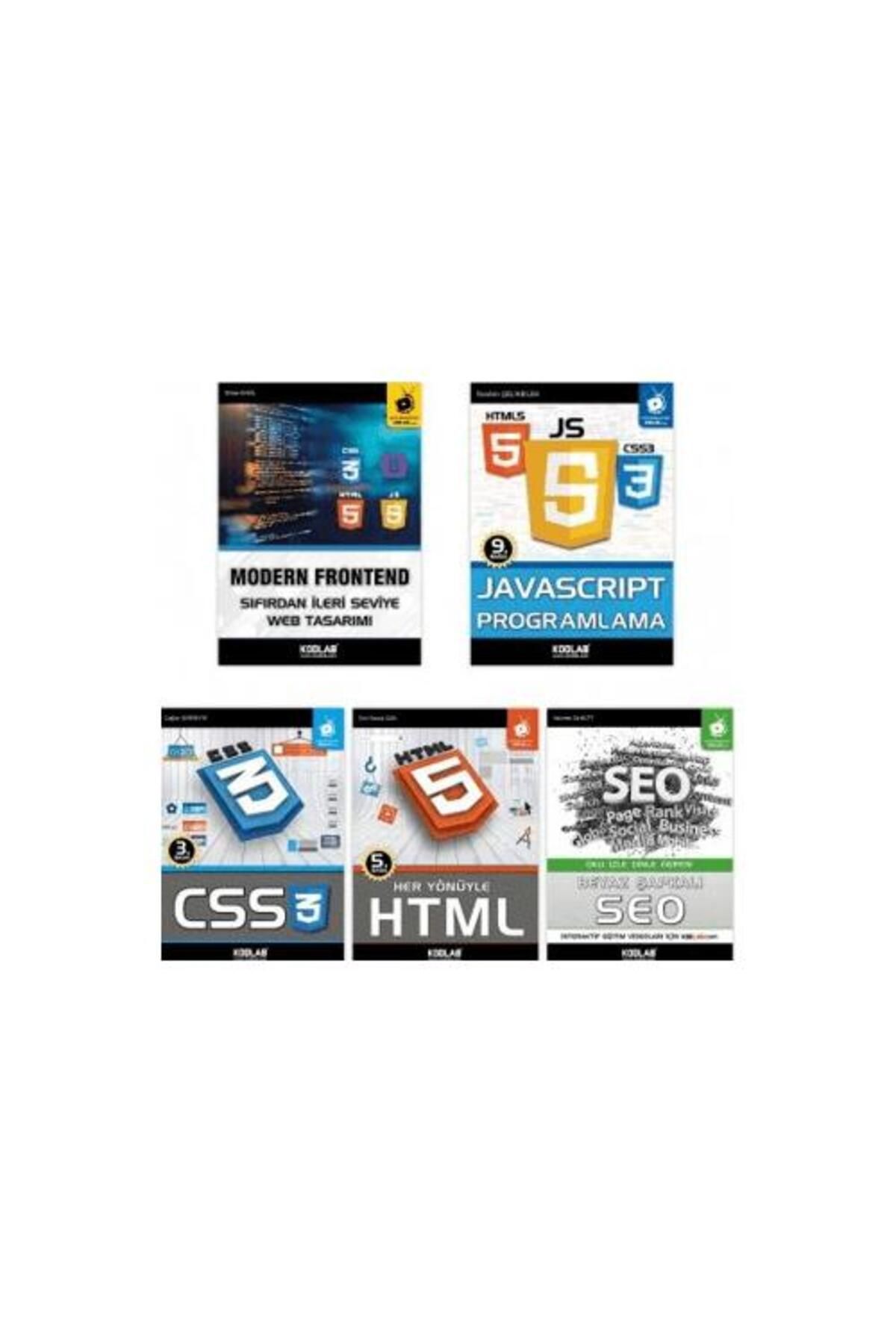 Kodlab Yayın Dağıtım Modern Web Tasarım Seti 2 (5 Kitap Takım)