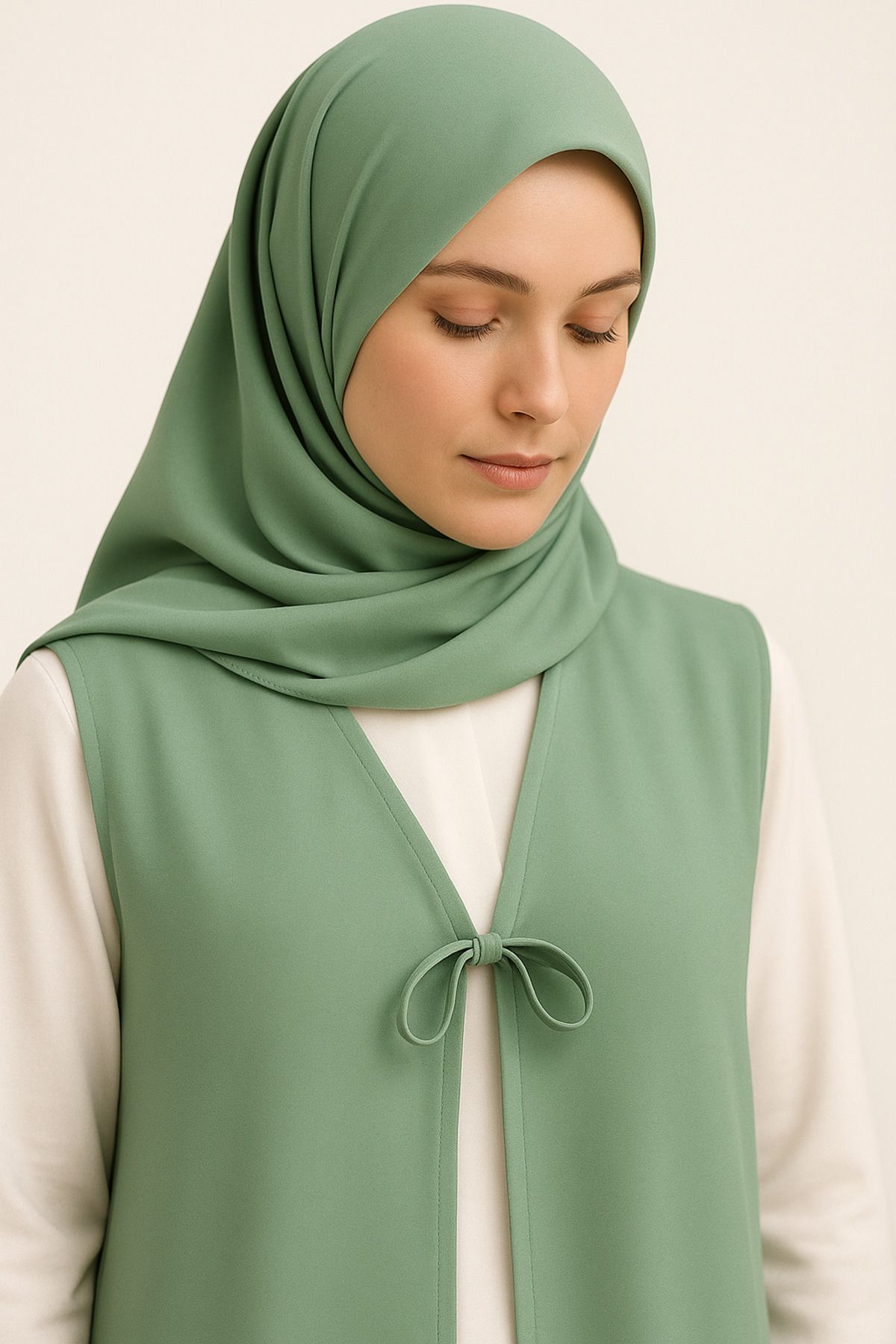 Misue Handmade Medine İpeği Şal, 75X190 Dökümlü, Kaymaz, Kırışmaz, Hafif ve Rahat Kumaş, Tesettür Baş Örtüsü