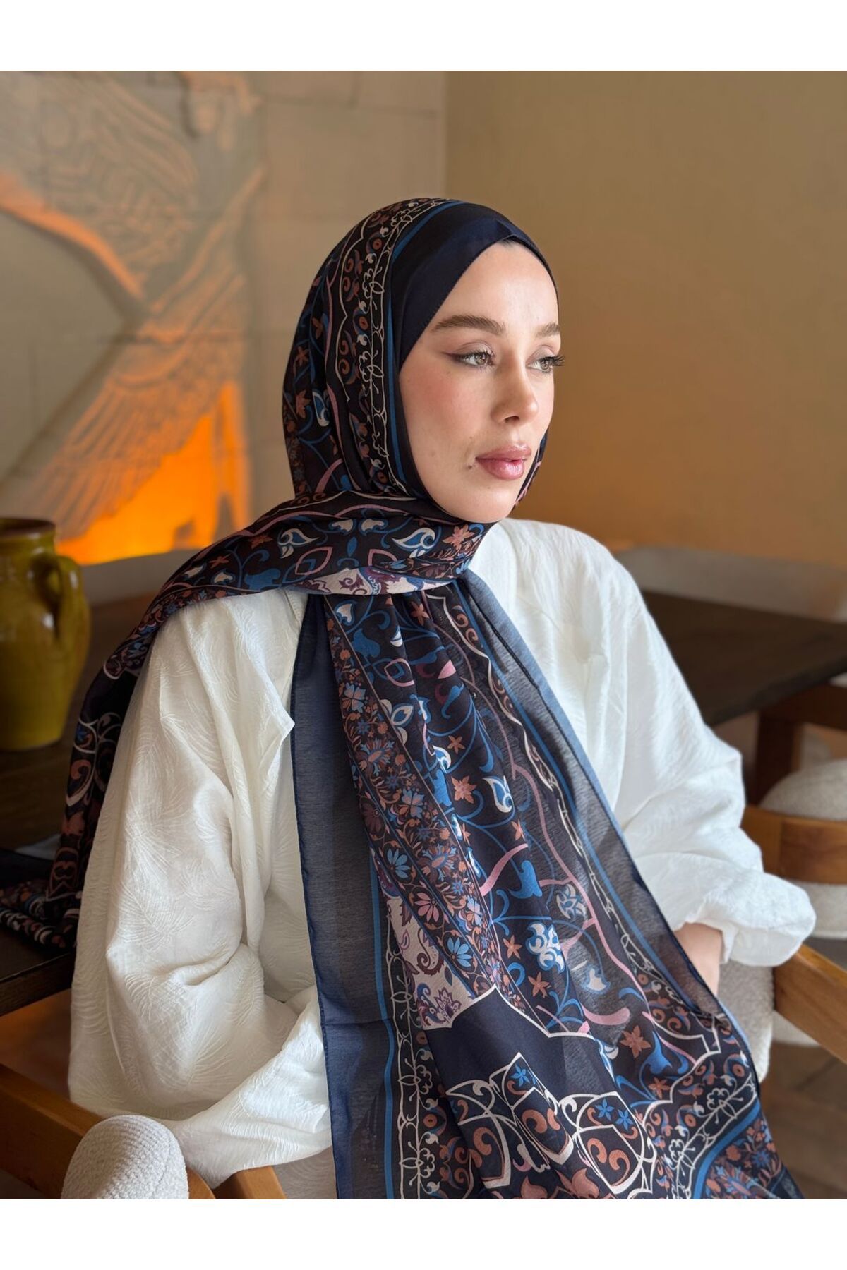 Modakaşmir Pıtrak Desen Lina Şal