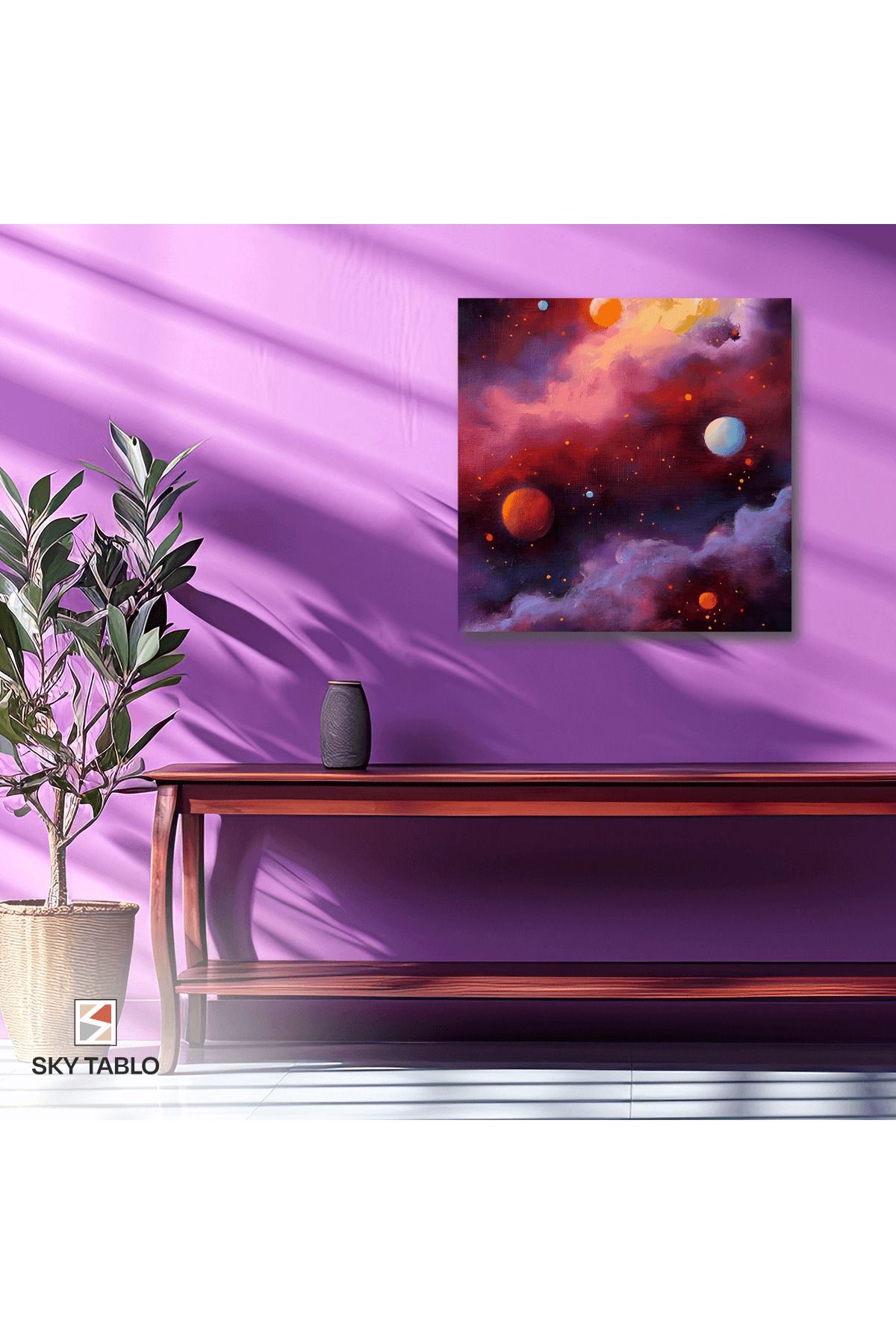 Home Yıldız Tozu Kanvas Tablo