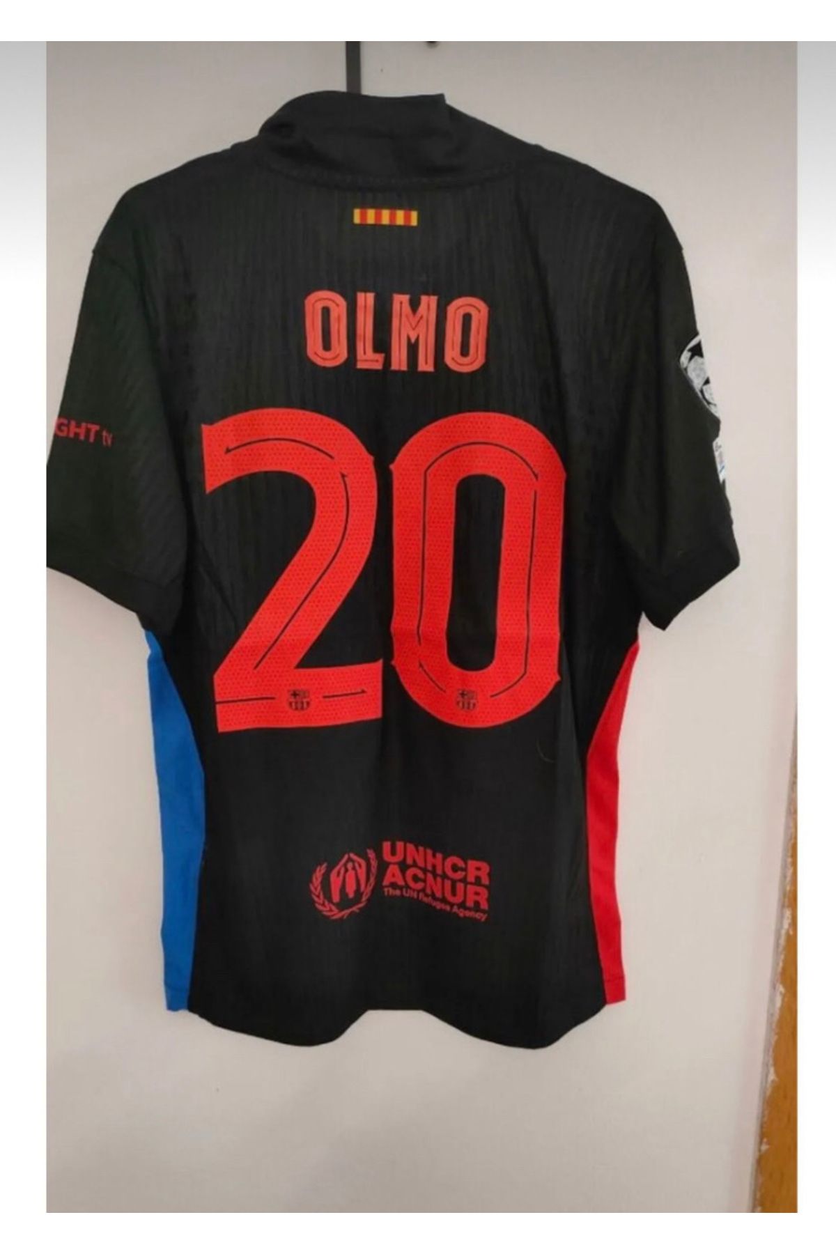 Mzone barselona olmo deplasman siyah yetişkin futbol forması yetişkin forması
