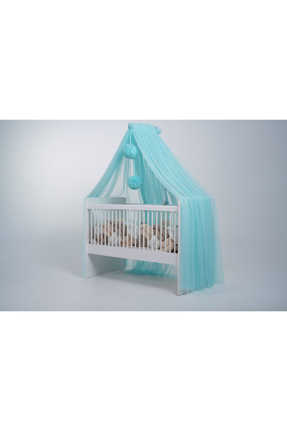 Afacanroom Bebek Beşik Cibinliği Tül Sineklik Baby Turquoise
