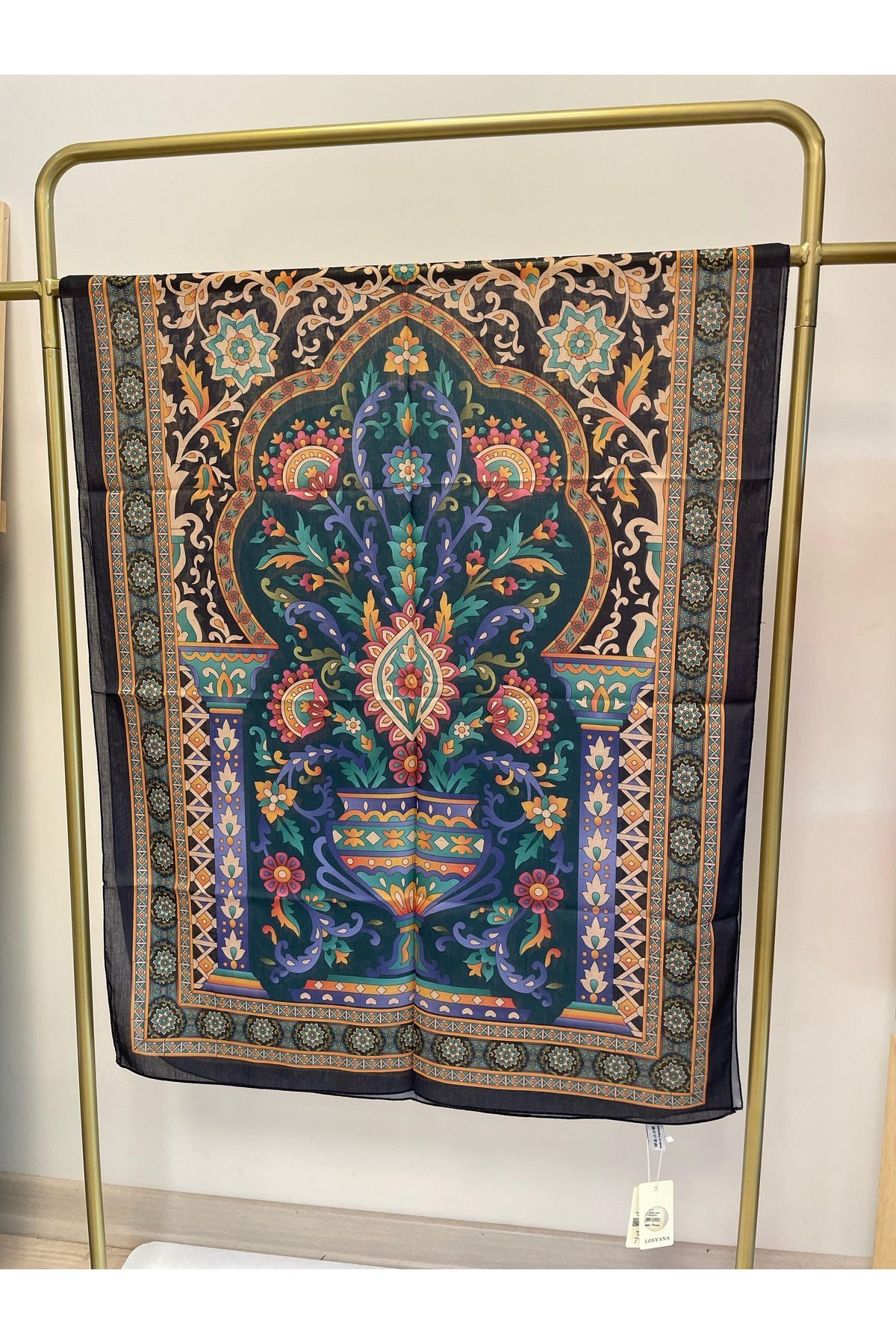 MENESSA Pamuk Soft Marrakech Desen Şal