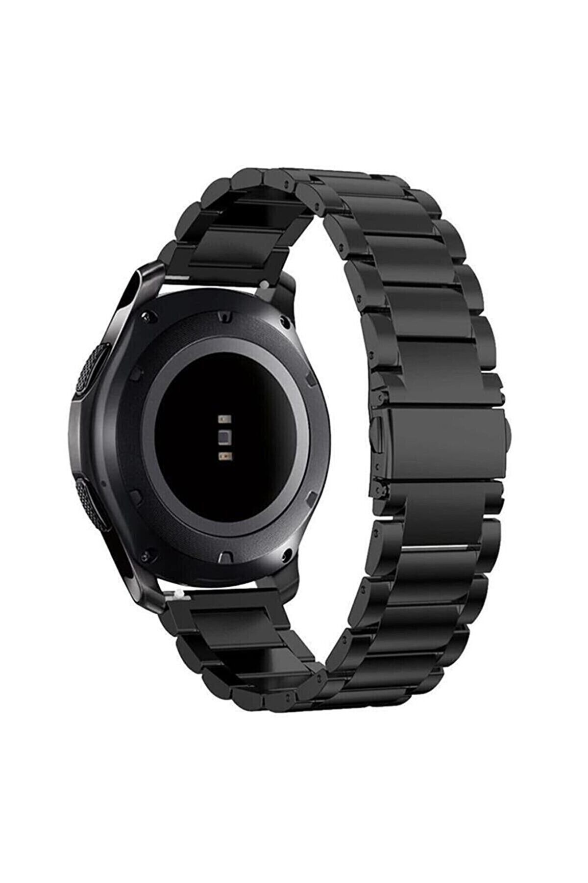Dmay Amazfit Gts / Gts 2 / Gts 2e / Gts 3 Uyumlu Paslanmaz Çelik Metal Kordon 20mm