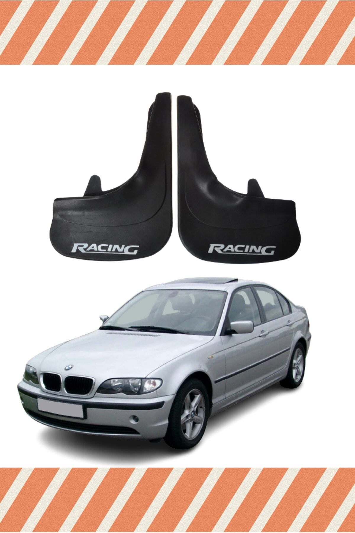 Alpax BMW E46 racing beyaz yazılı 2’li tozluk çamurluk paçalık