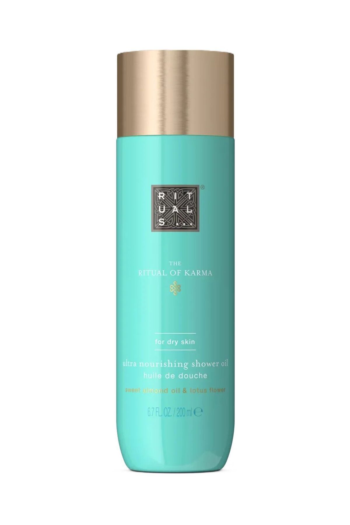 Rituals The Ritual of Karma Duş Yağı 200ml, %91 Doğal İçerik, Hassas Ciltler İçin
