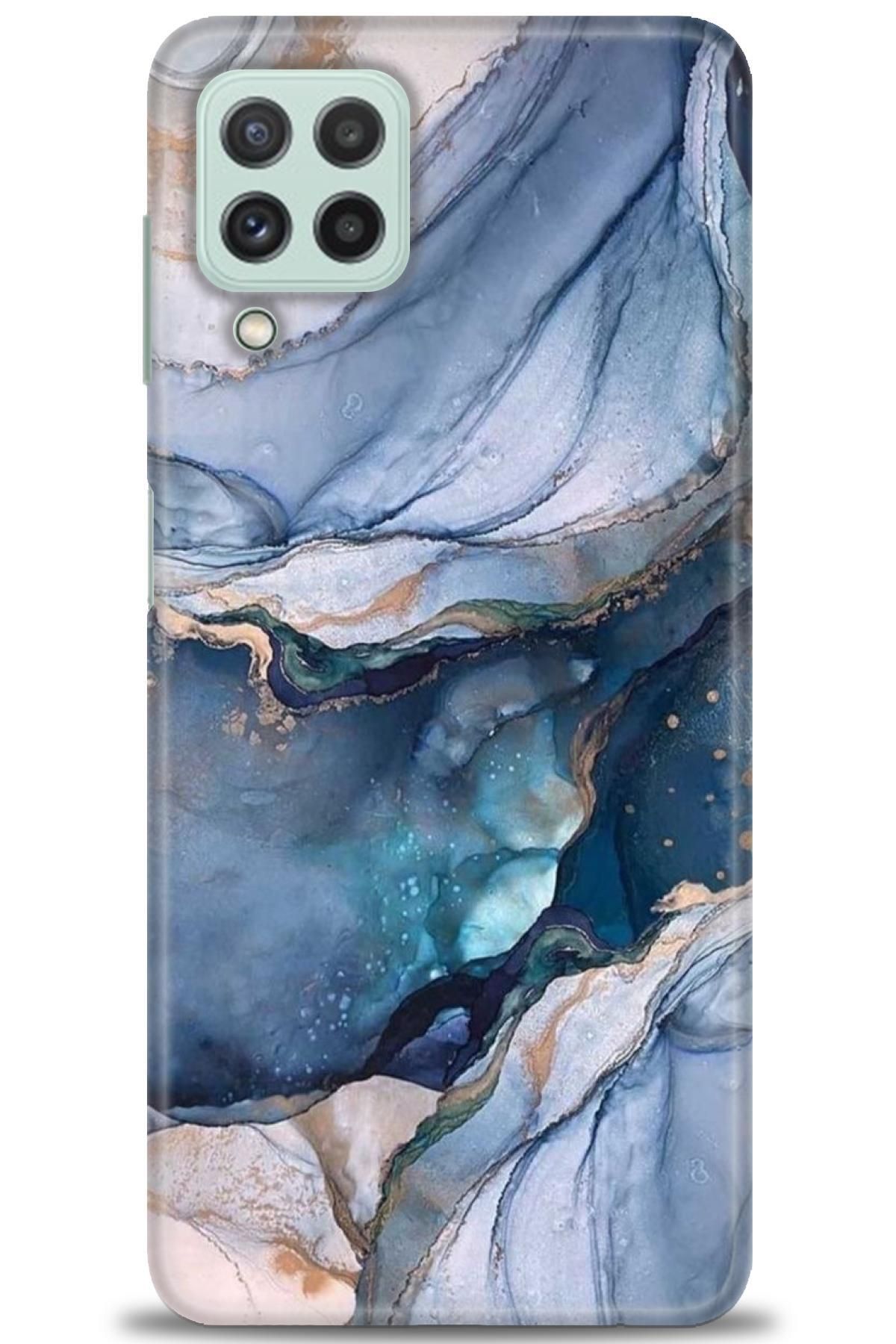 CooperTech Samsung Galaxy A22 İle Uyumlu HD Baskılı Desenli Silikon Kılıf - 810