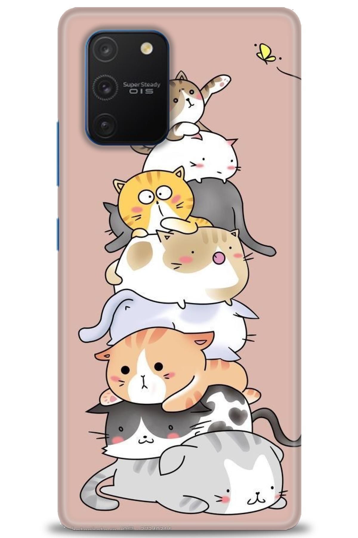 CooperTech Samsung Galaxy S10 Lite İle Uyumlu HD Baskılı Desenli Silikon Kılıf - 955