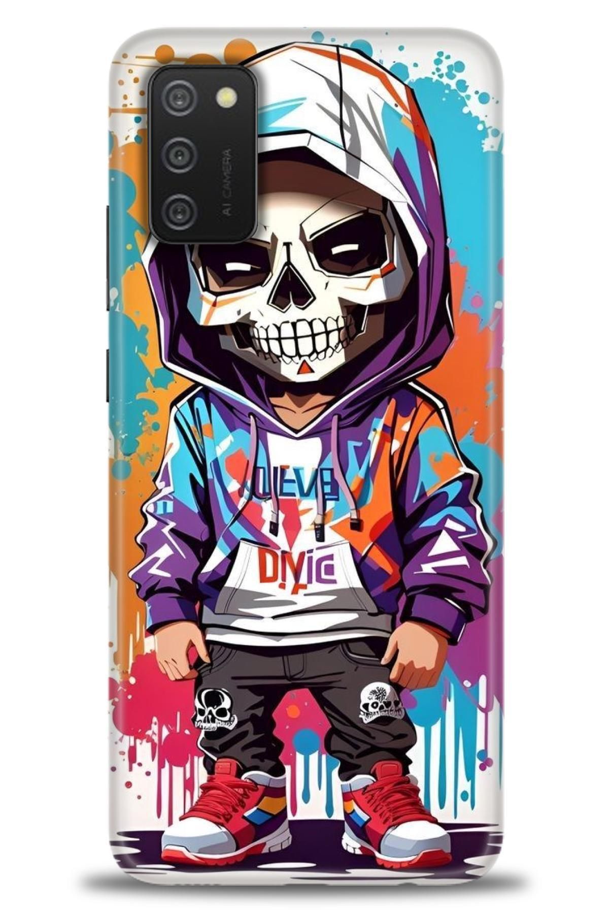 CooperTech Samsung Galaxy A03S İle Uyumlu HD Baskılı Desenli Silikon Kılıf - 991