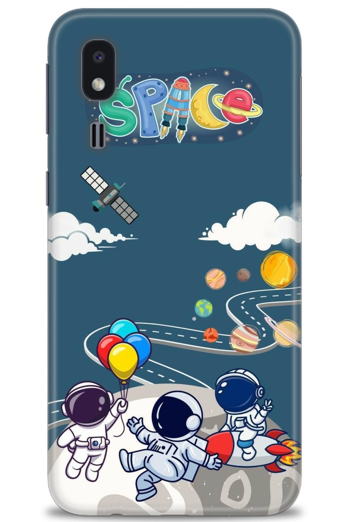 CooperTech Samsung Galaxy A2 Core İle Uyumlu HD Baskılı Desenli Silikon Kılıf - 298