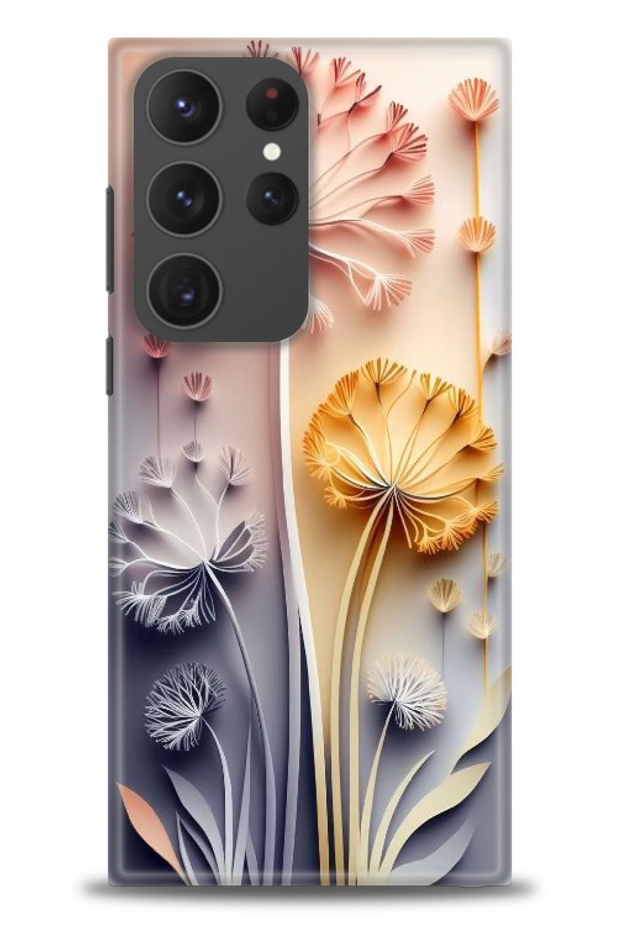 CooperTech Samsung Galaxy S23 Ultra İle Uyumlu HD Baskılı Desenli Silikon Kılıf - 180