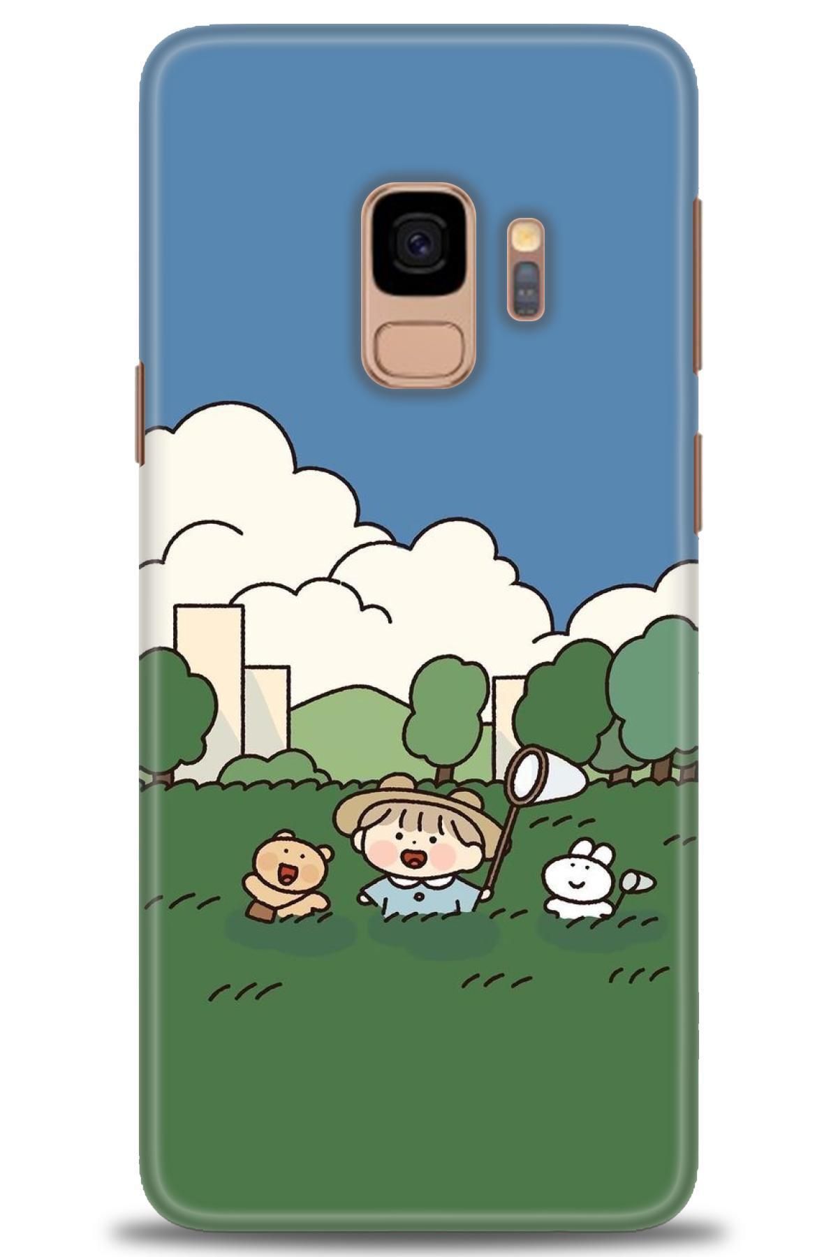 CooperTech Samsung Galaxy S9 İle Uyumlu HD Baskılı Desenli Silikon Kılıf - 450