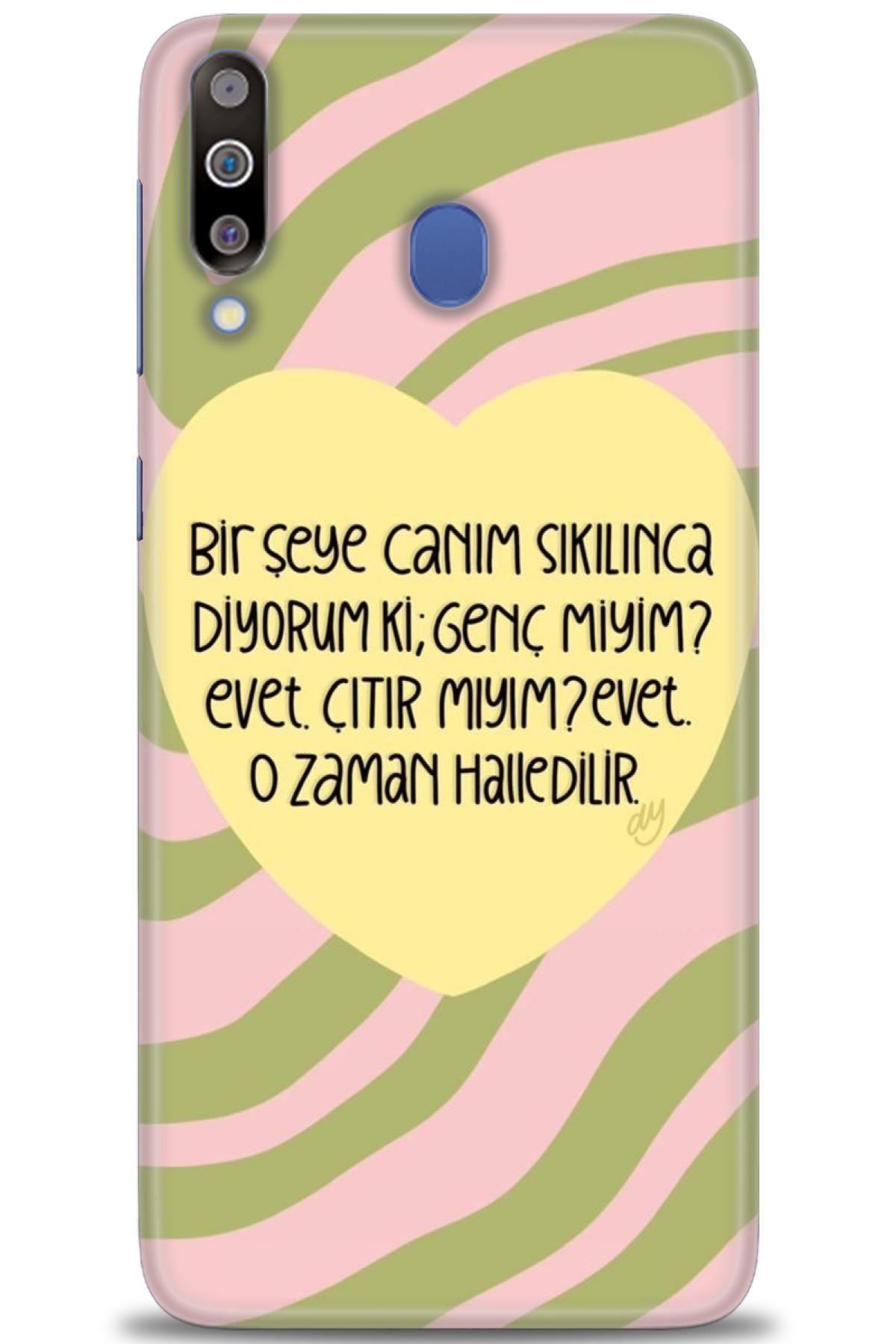CooperTech Samsung Galaxy M30 İle Uyumlu HD Baskılı Desenli Silikon Kılıf - 1080